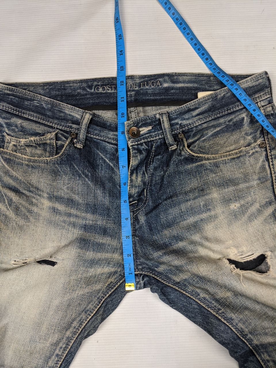 GOSTAR DE FUGA GOSTAR DE FUGA distressed denim jeans Size US 33 - 13 Thumbnail