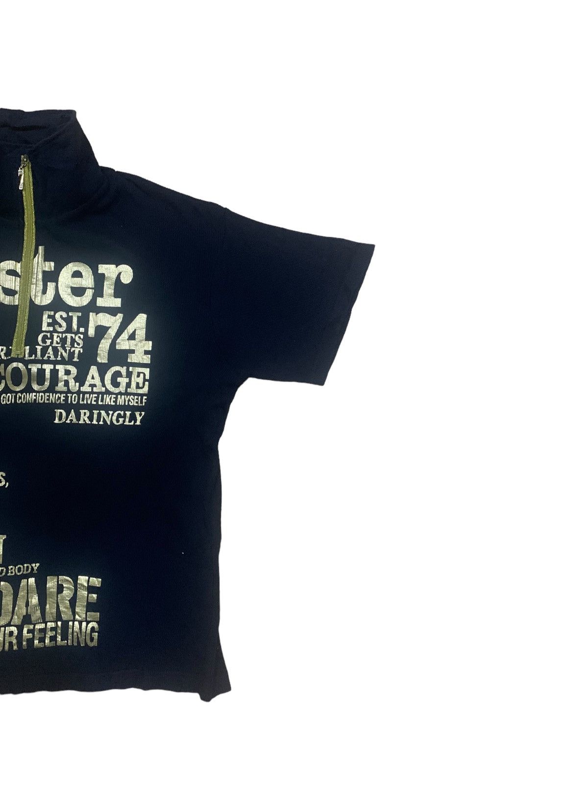 14th Addiction × If Six Was Nine × Seditionaries Wild Life Half Zipper Punk Gothic Style Shirt Size US XL / EU 56 / 4 - 6 Thumbnail