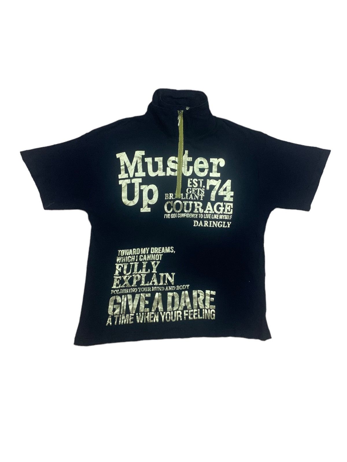 14th Addiction × If Six Was Nine × Seditionaries Wild Life Half Zipper Punk Gothic Style Shirt Size US XL / EU 56 / 4 - 2 Thumbnail