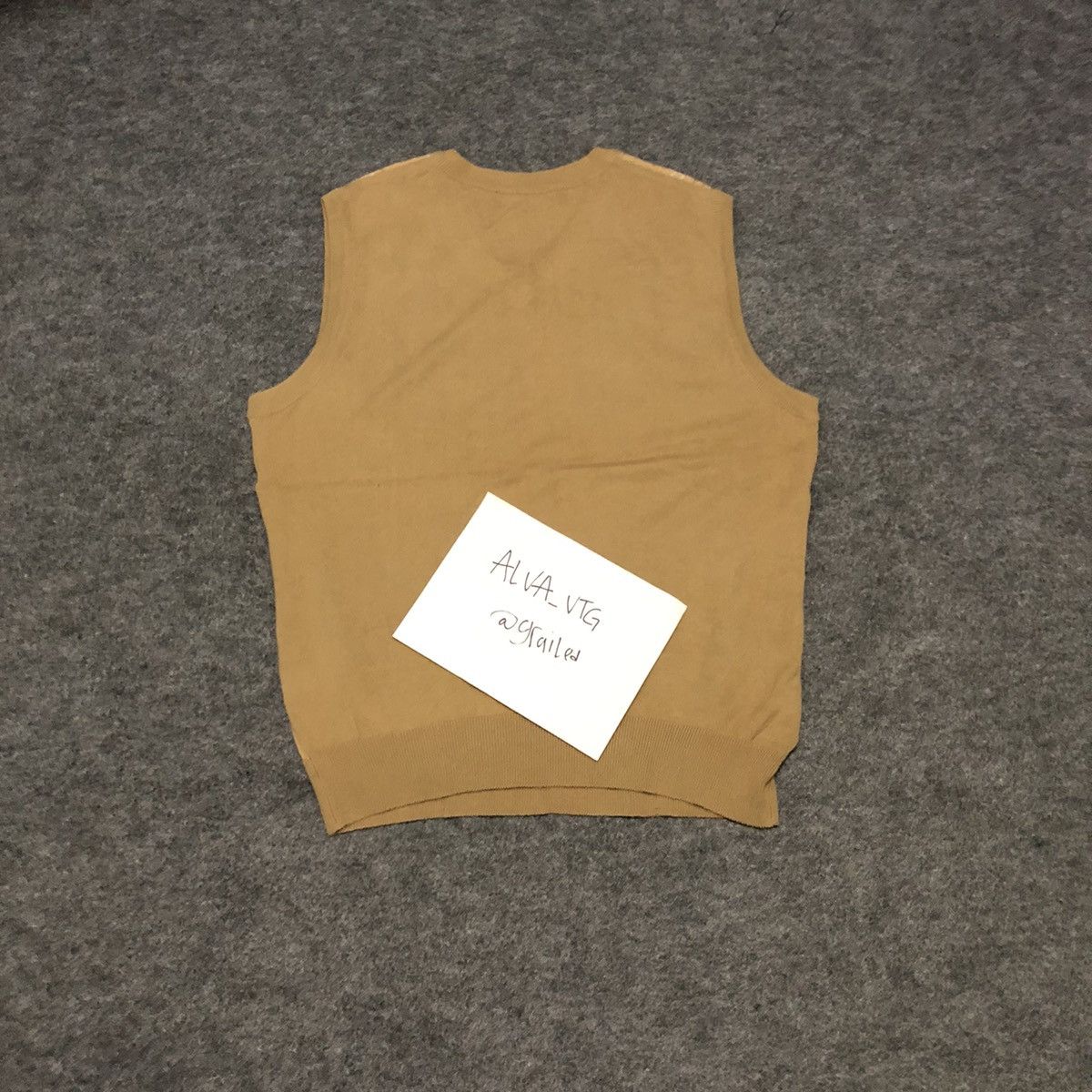 Balenciaga × Vintage Vintage Vest Knitwear Balenciaga Stripe Front Logo Size US L / EU 52-54 / 3 - 4 Thumbnail
