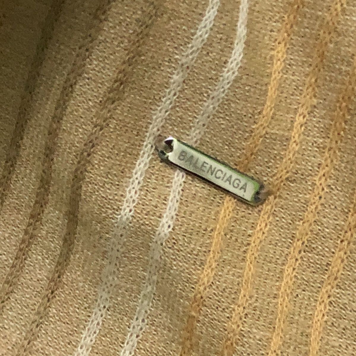 Balenciaga × Vintage Vintage Vest Knitwear Balenciaga Stripe Front Logo Size US L / EU 52-54 / 3 - 3 Thumbnail