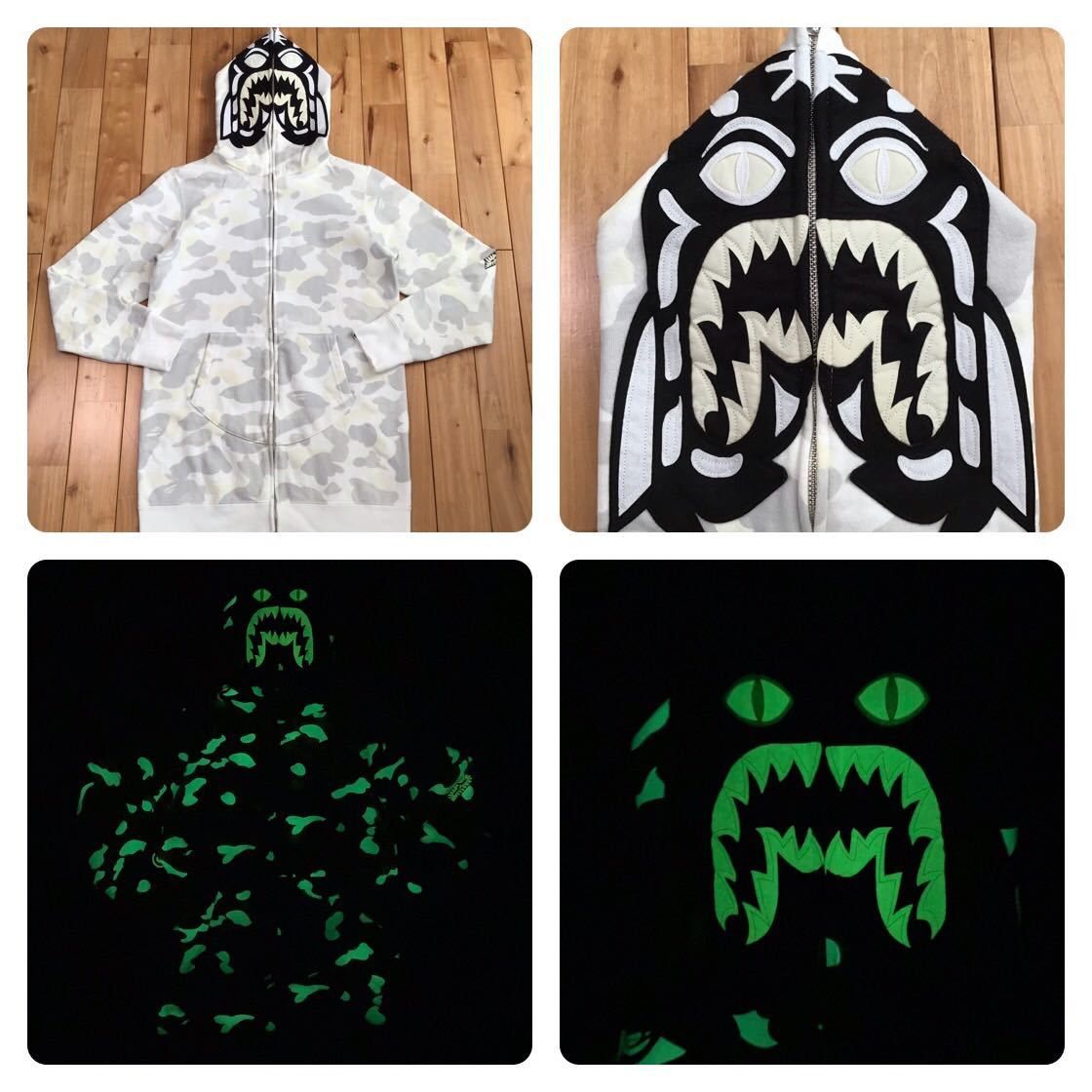 💫glow in the dark💫 city camo Long tiger full zip hoodie