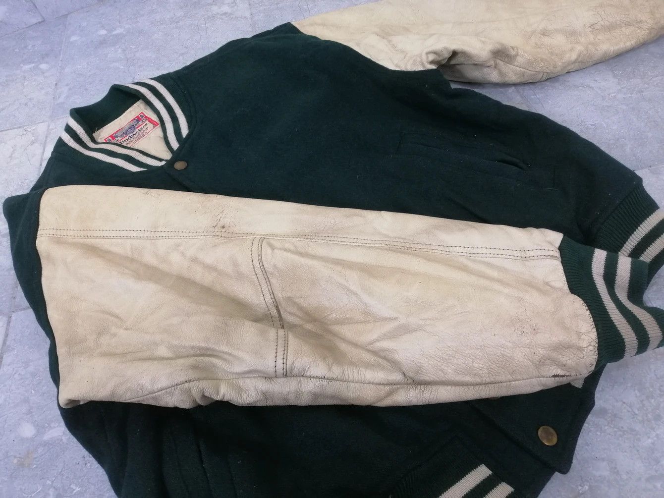Budweiser × Vintage Varsity Budweiser Wool Leather/HarleyDavidson Size US M / EU 48-50 / 2 - 4 Thumbnail