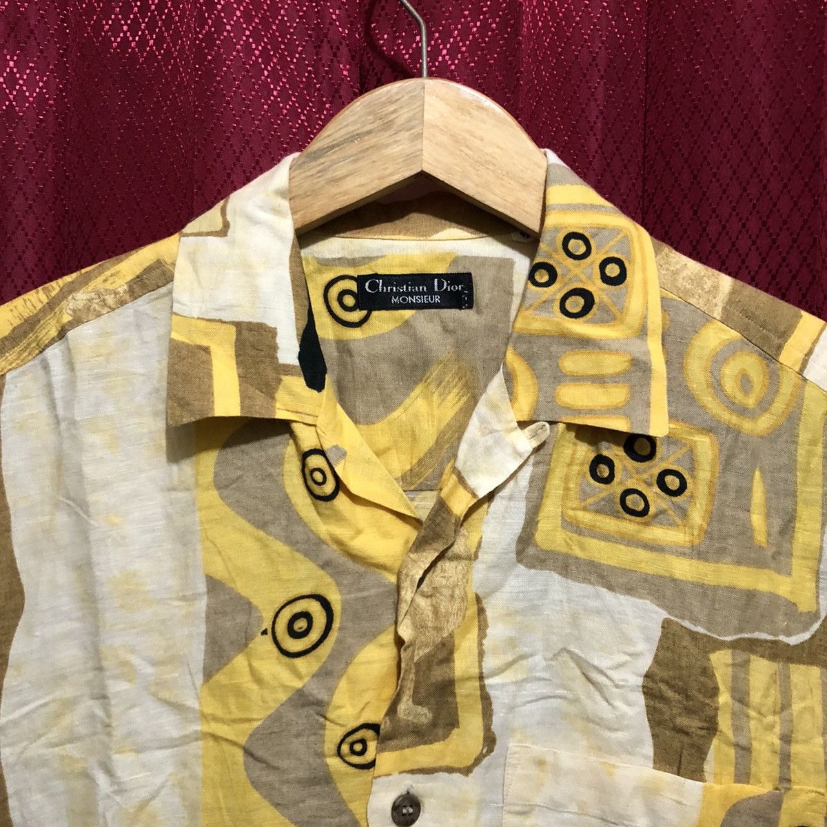 Christian Dior Monsieur Vintage Rare Christian Dior Monsieur Patern Art Shirt Size US M / EU 48-50 / 2 - 3 Thumbnail