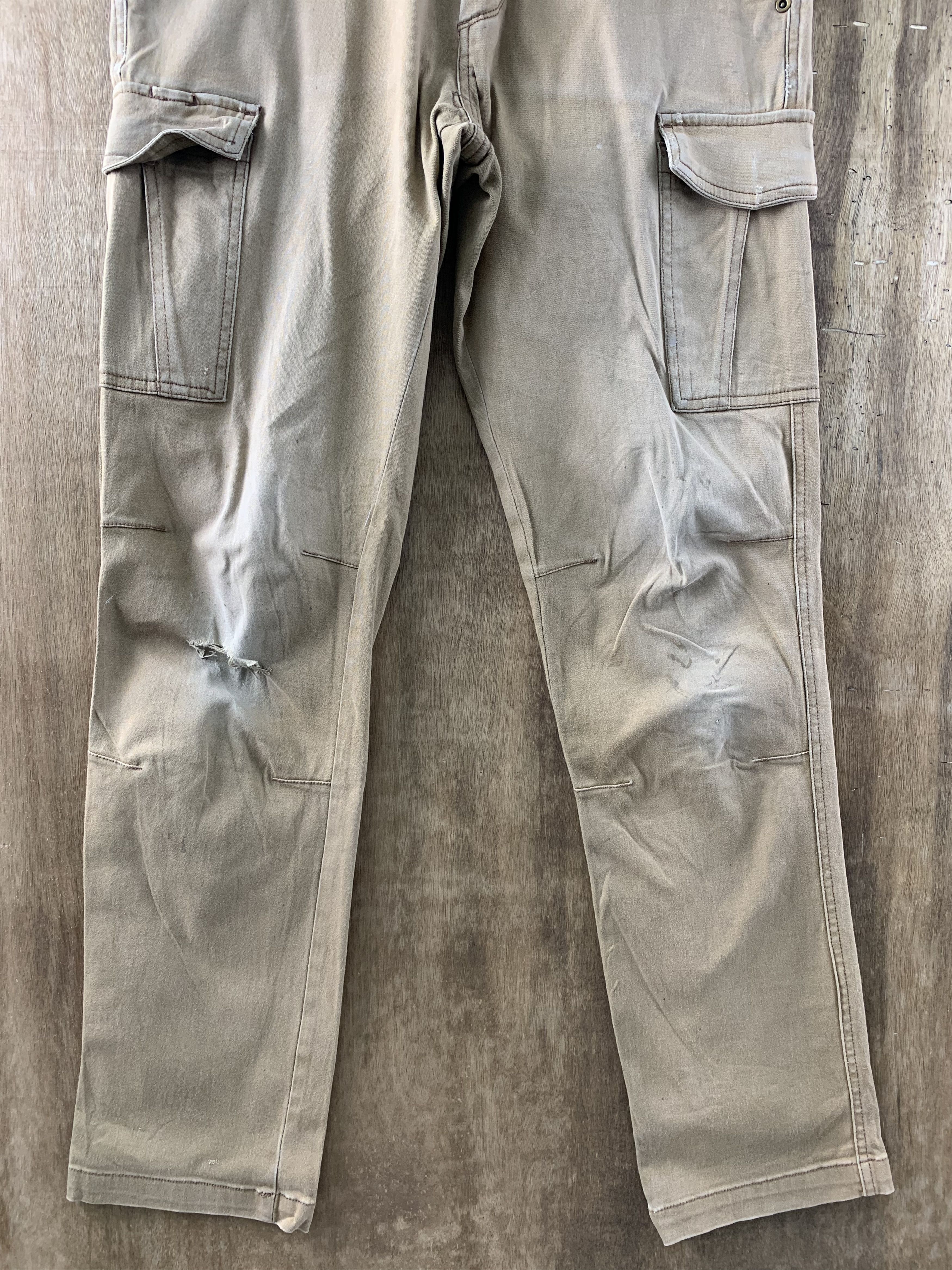 Japanese Brand Cargo Pants Japanese Branded Vtg Streetwear Brown Size US 29 - 2 Thumbnail