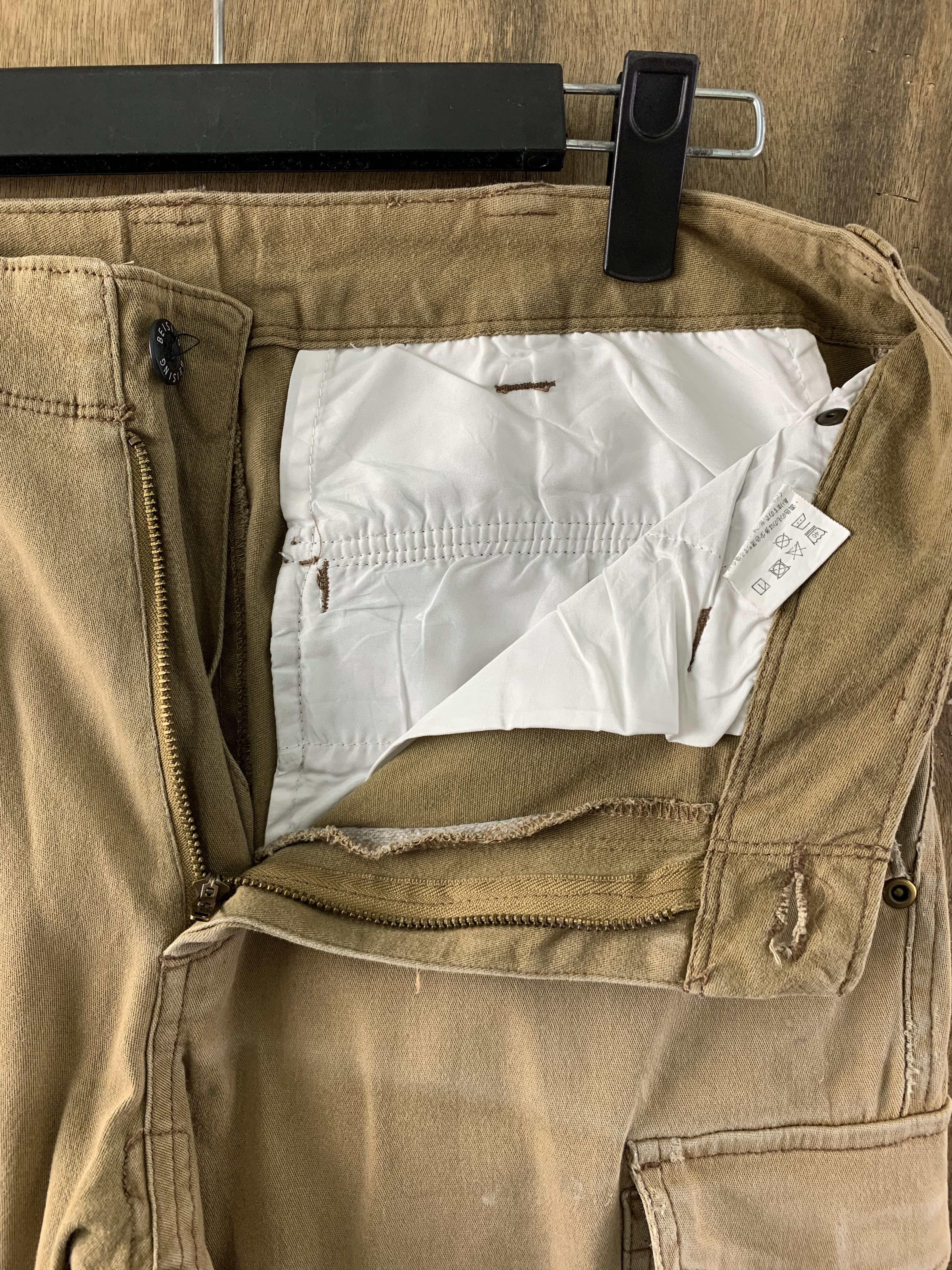 Japanese Brand Cargo Pants Japanese Branded Vtg Streetwear Brown Size US 29 - 7 Thumbnail
