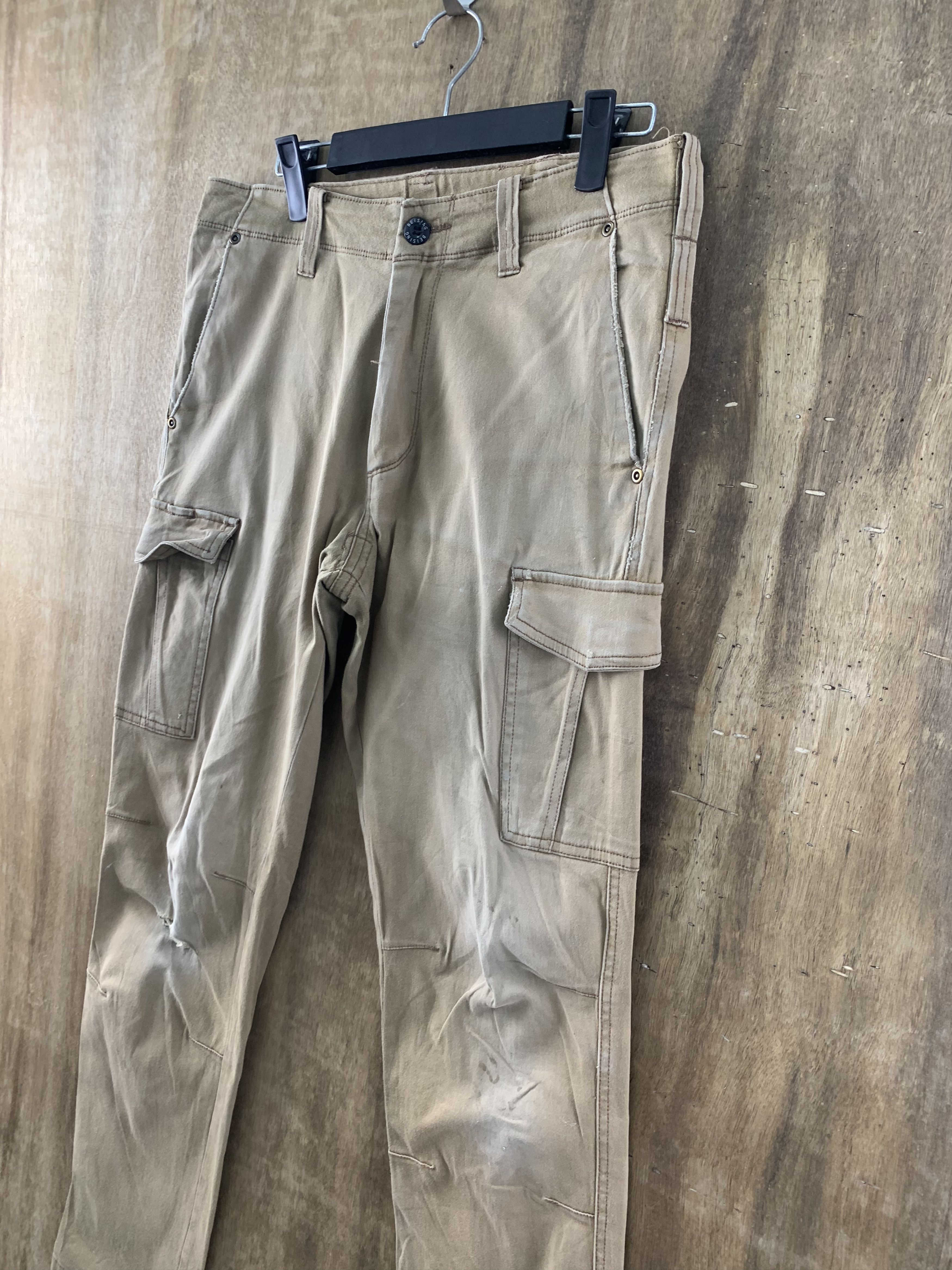Japanese Brand Cargo Pants Japanese Branded Vtg Streetwear Brown Size US 29 - 4 Thumbnail