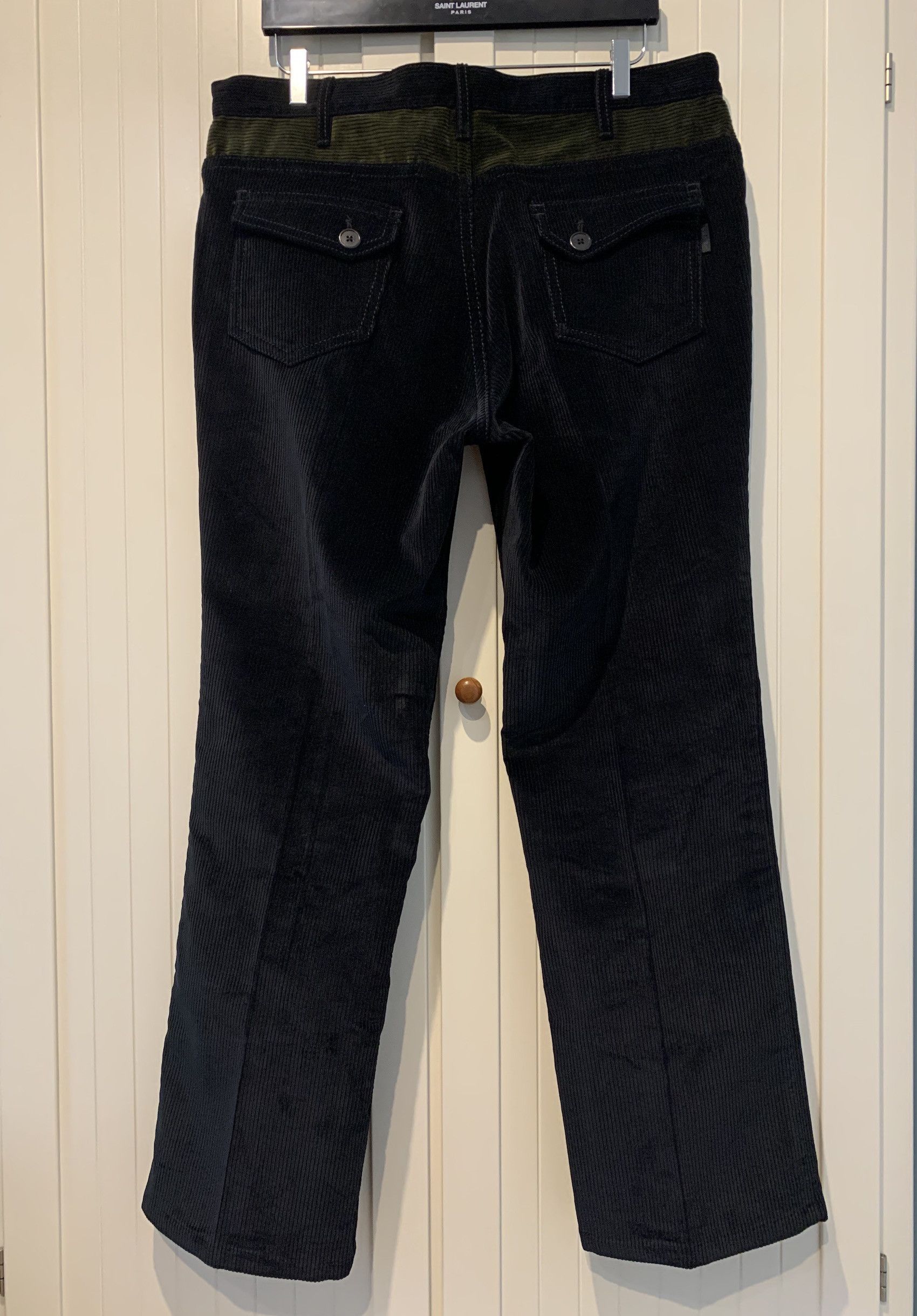 Prada FW'17 Pants Flared in Colorblock Corduroy Size US 36 / EU 52 - 2 Thumbnail