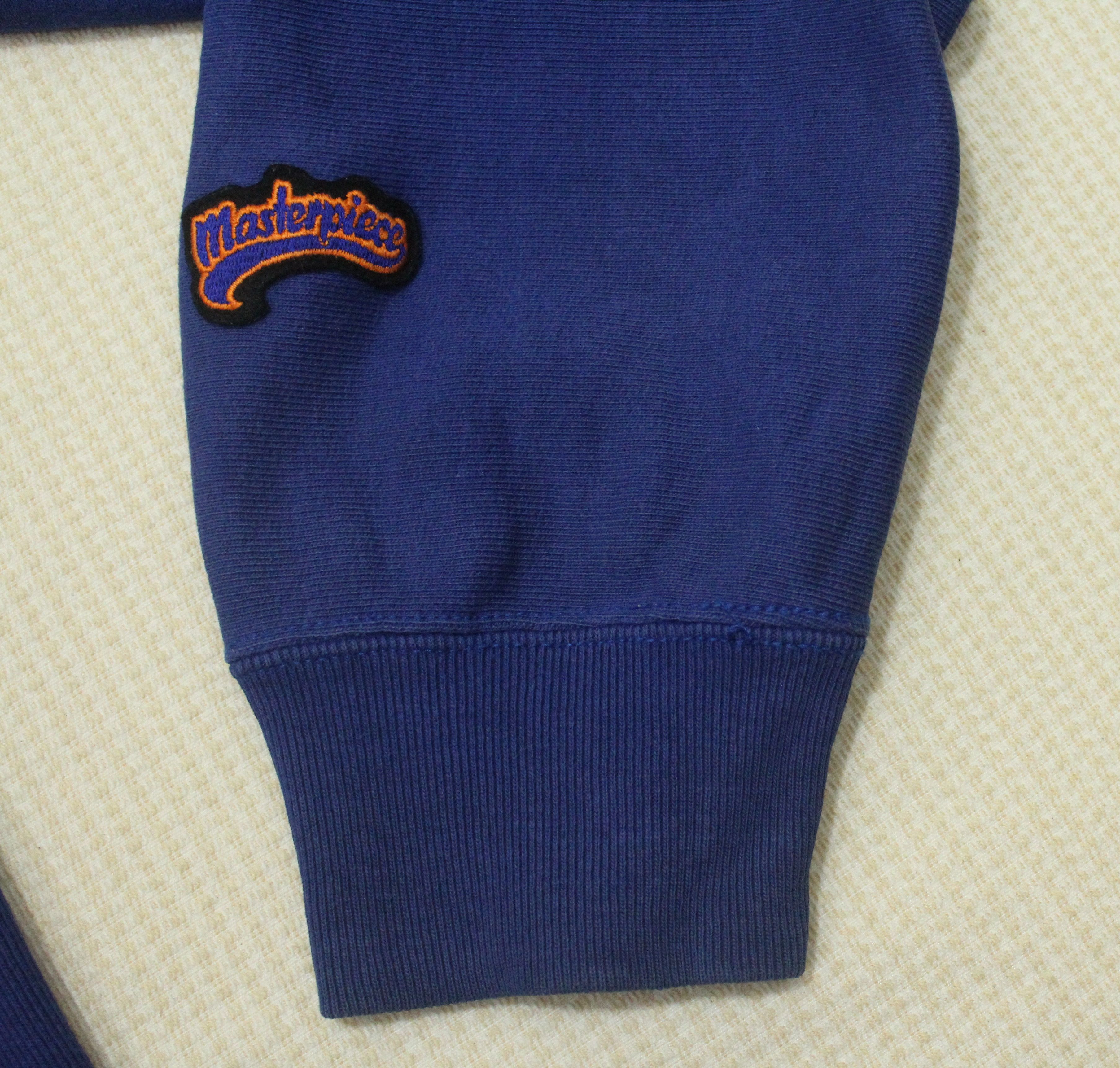 MasterPiece × Vintage MASTERPIECE Hoodie Sweatshirt Full Zip Blank Hoodie Size US L / EU 52-54 / 3 - 6 Thumbnail
