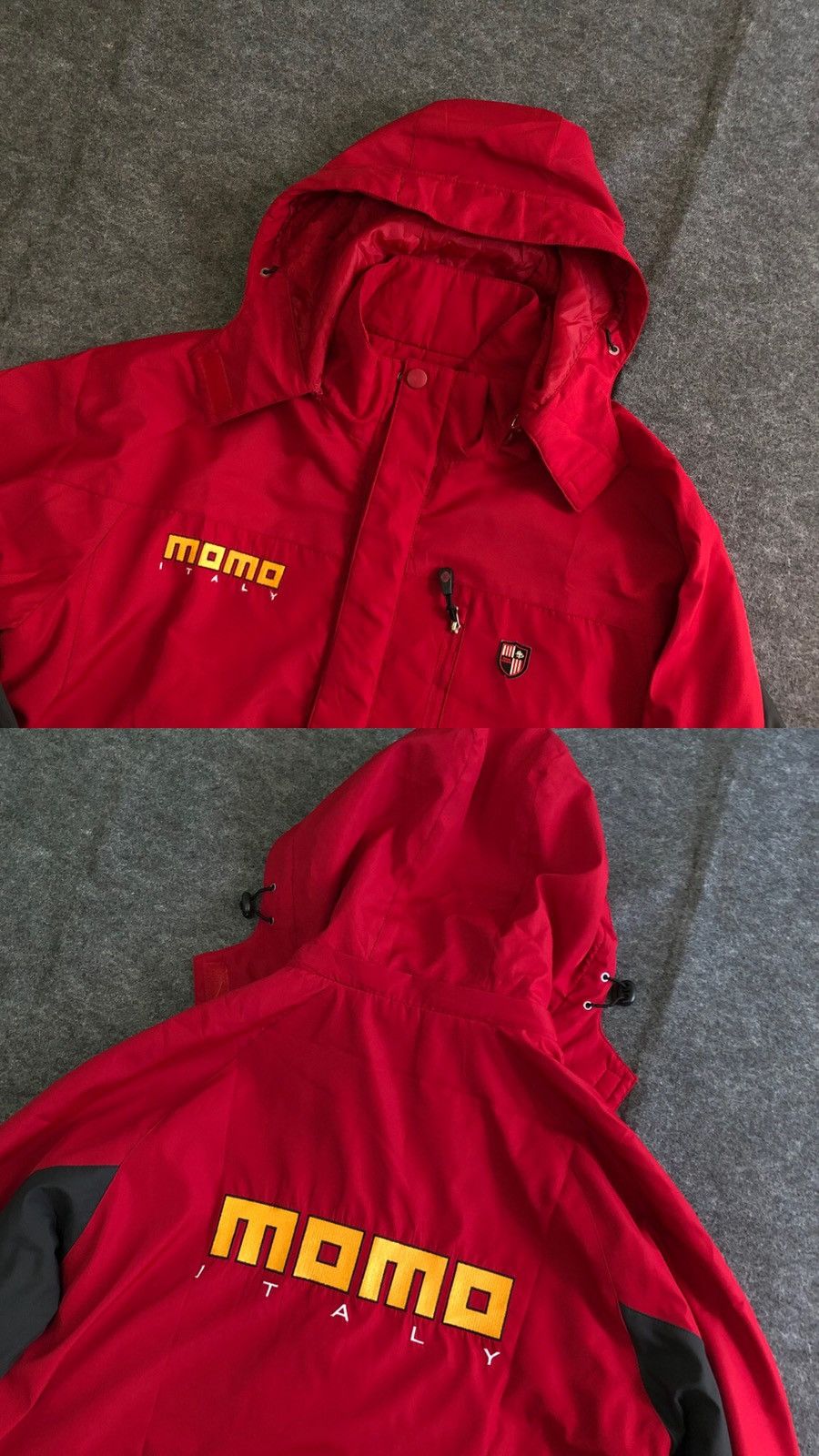 image of Vintage Pierre Balmain Paris X Momo Racing Italy in Black/Red, Men's (Size Medium)