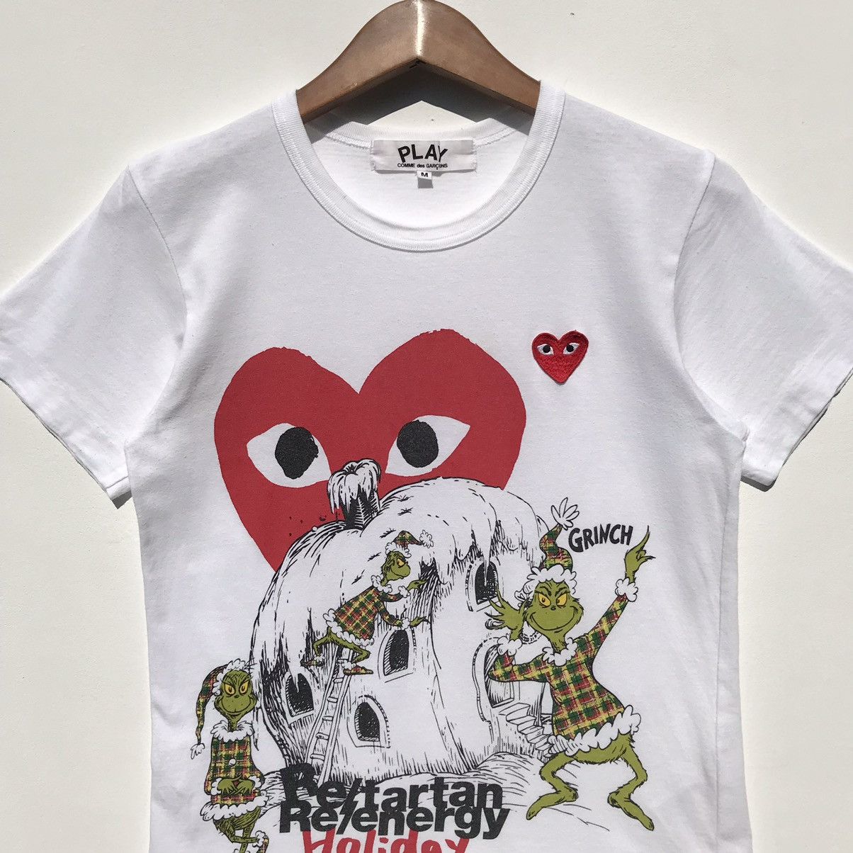 Comme des Garcons Comme Des Garcons Play Grinch Movie Shirt Comme Des Garcons Size US S / EU 44-46 / 1 - 6 Thumbnail