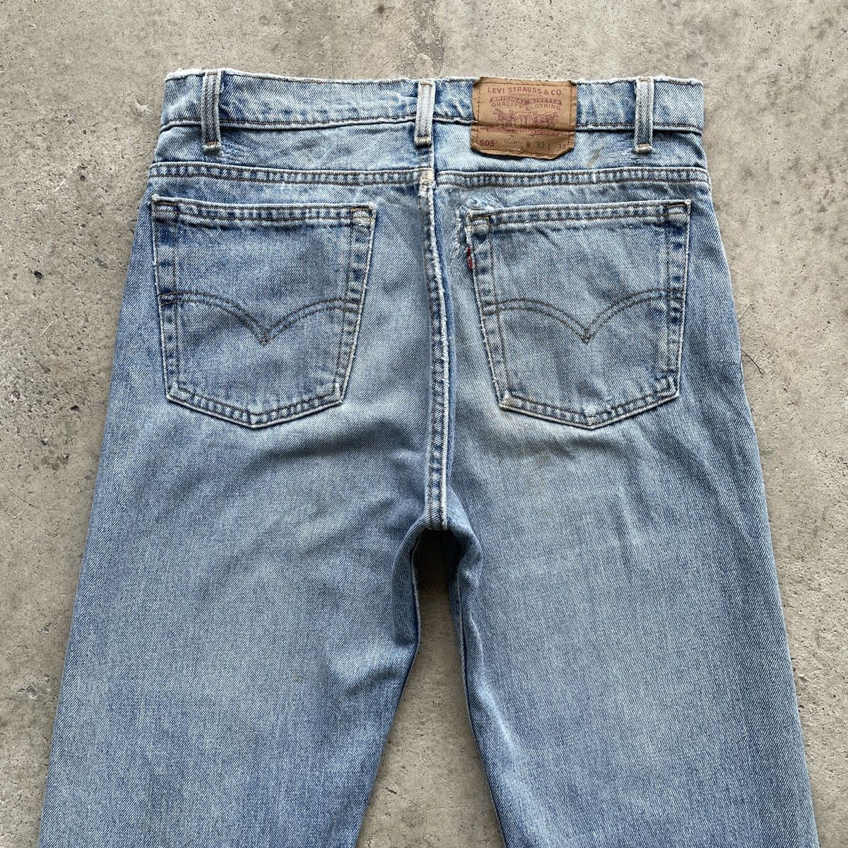 Levi's Vintage Levis 505 Made In USA Faded Denim Jeans Pants W33 Size US 33 - 11 Thumbnail