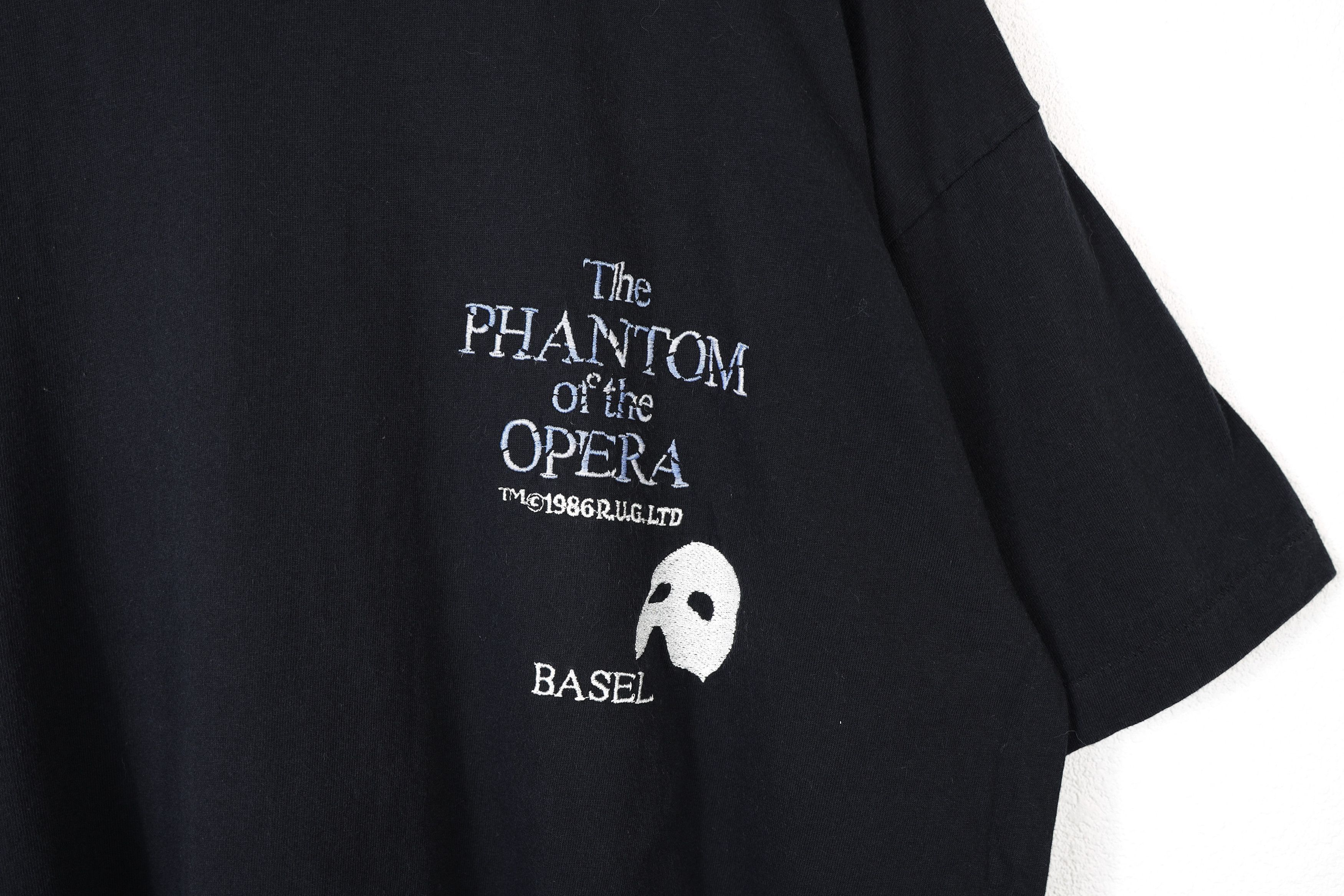 Vintage Vintage The Phantom of The Opera 1986 Basel Tee T-shirt 80s Size US XL / EU 56 / 4 - 3 Thumbnail