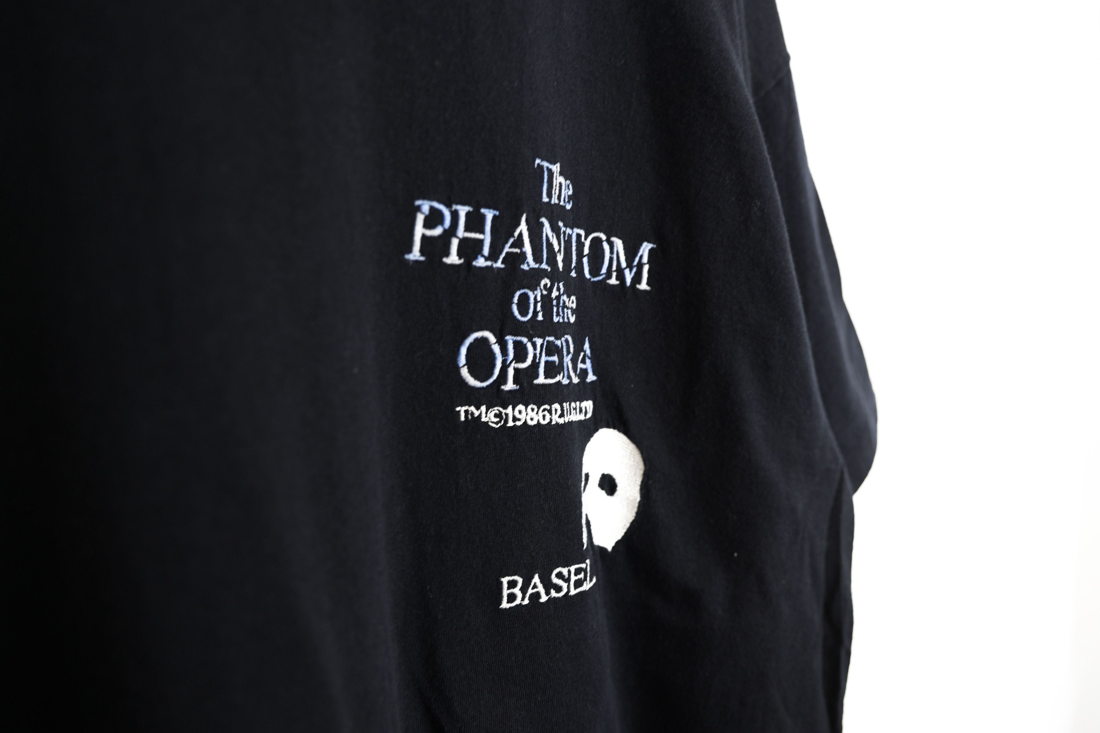 Vintage Vintage The Phantom of The Opera 1986 Basel Tee T-shirt 80s Size US XL / EU 56 / 4 - 4 Thumbnail