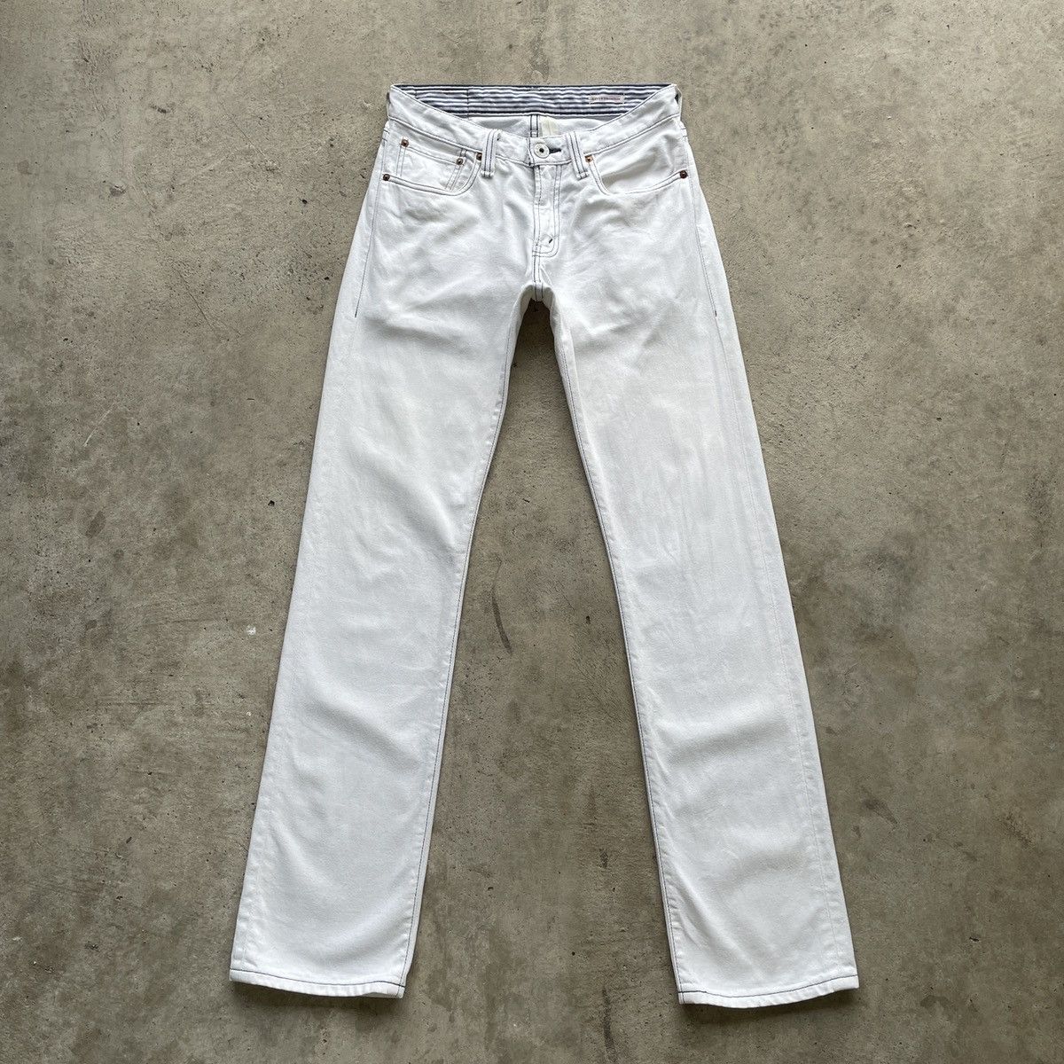 Levi's × Levi's Vintage Clothing × White's Boots Vintage Levi’s Premium 505 Whites Denim Jeans Pants W29 Size US 29 - 1 Thumbnail