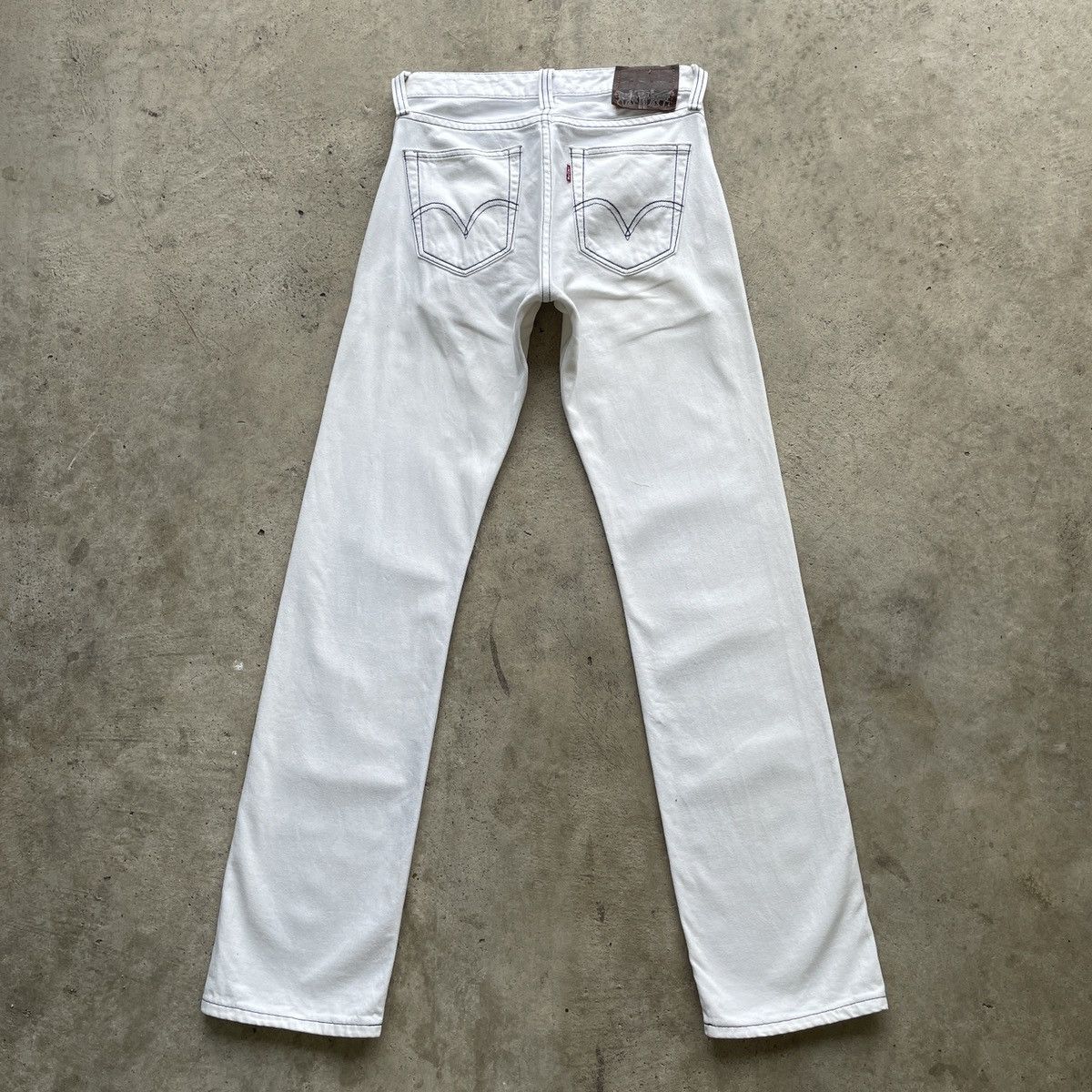 Levi's × Levi's Vintage Clothing × White's Boots Vintage Levi’s Premium 505 Whites Denim Jeans Pants W29 Size US 29 - 13 Thumbnail