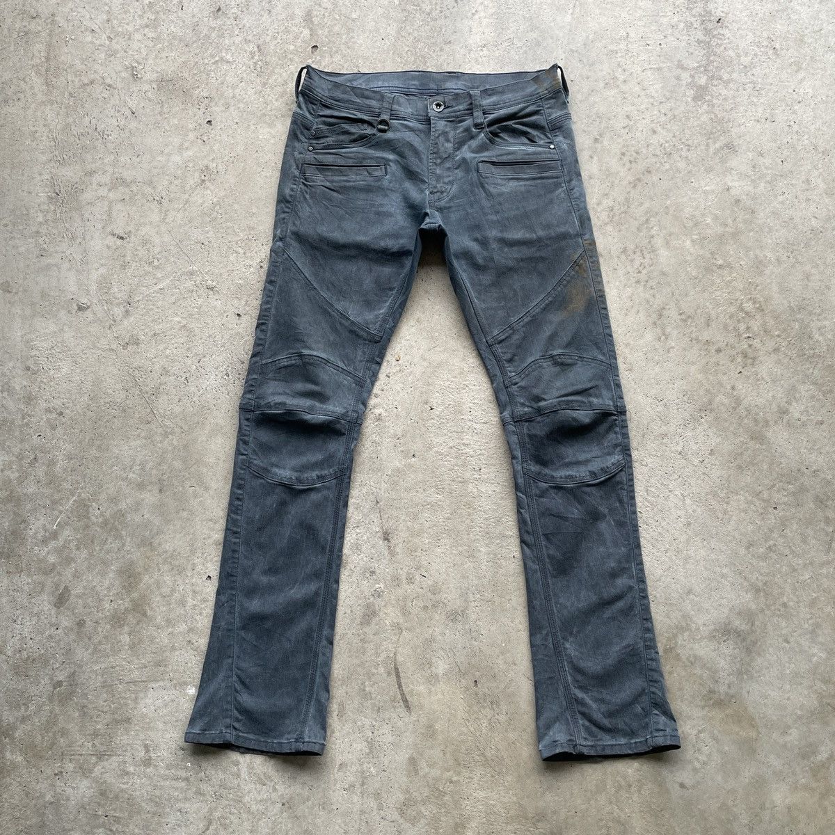 DOUBLE KNEE💥 Vtg Japanese Faded Multipocket Trousers Pants