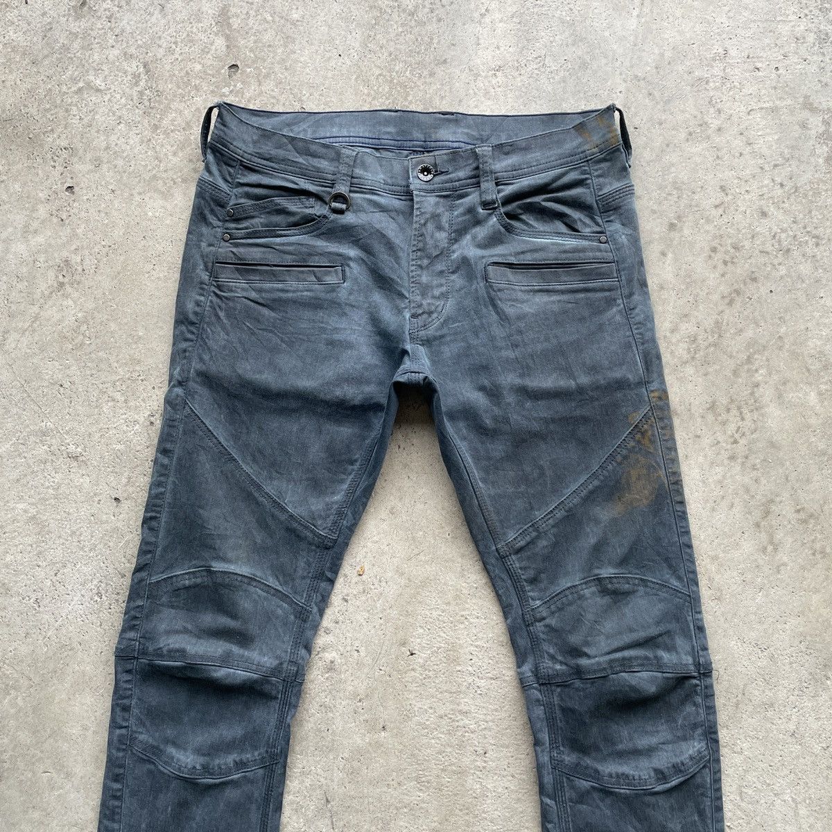 Japanese Brand DOUBLE KNEE💥 Vtg Japanese Faded Multipocket Trousers Pants Size US 32 / EU 48 - 2 Thumbnail