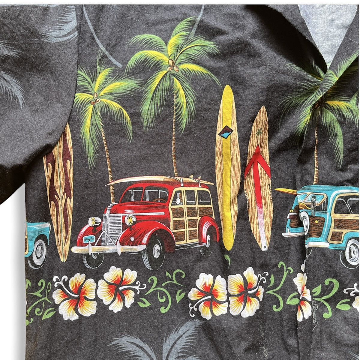 Pacific Legend × Vintage Vintage 1980s HAWAII Buttons Up PACIFIC LEGEND Size US L / EU 52-54 / 3 - 11 Thumbnail