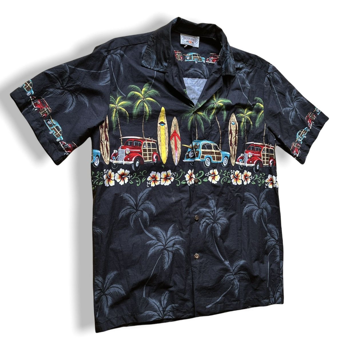 Pacific Legend × Vintage Vintage 1980s HAWAII Buttons Up PACIFIC LEGEND Size US L / EU 52-54 / 3 - 4 Thumbnail