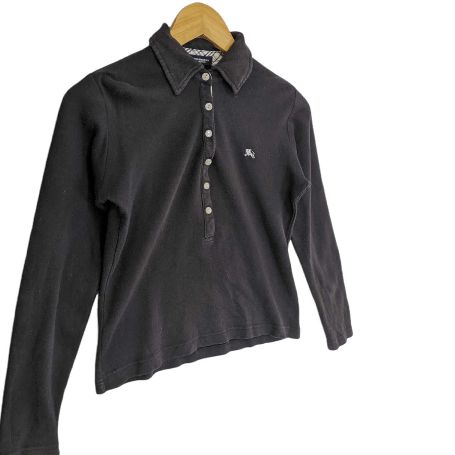 Burberry BURBERRY Long Sleeve Polo Shirt Size S / US 4 / IT 40 - 3 Thumbnail
