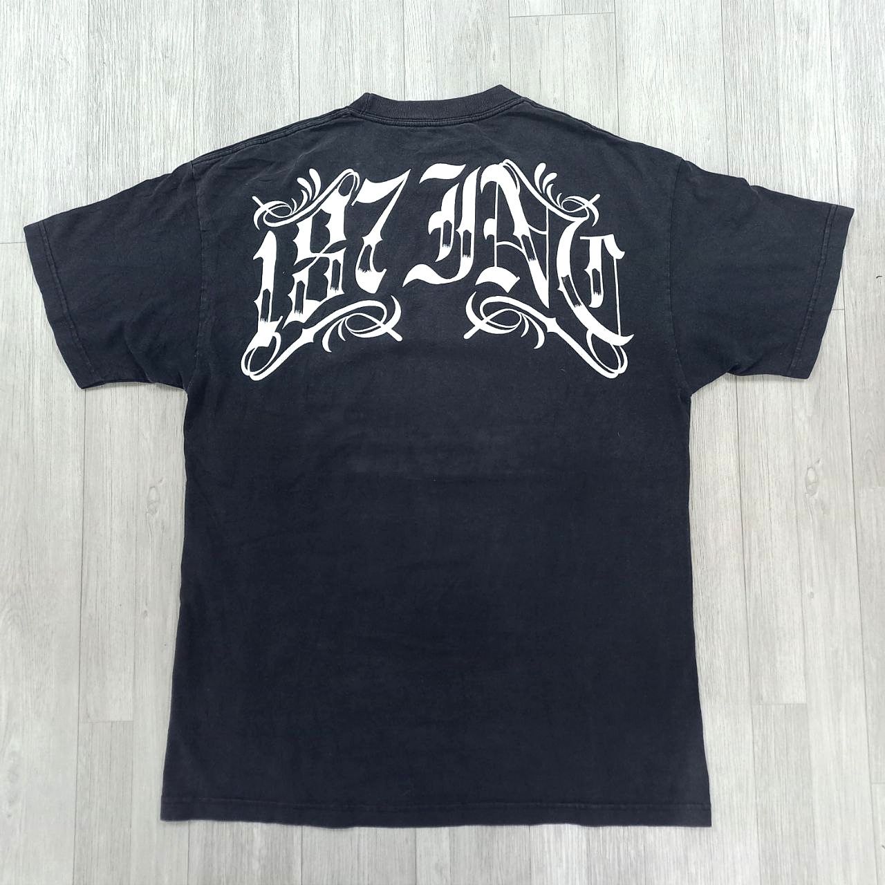 Rap Tees Vtg 187 Whiskey Drink F#@k Fight Sexygirl Distressed T-shirt Size US L / EU 52-54 / 3 - 8 Thumbnail