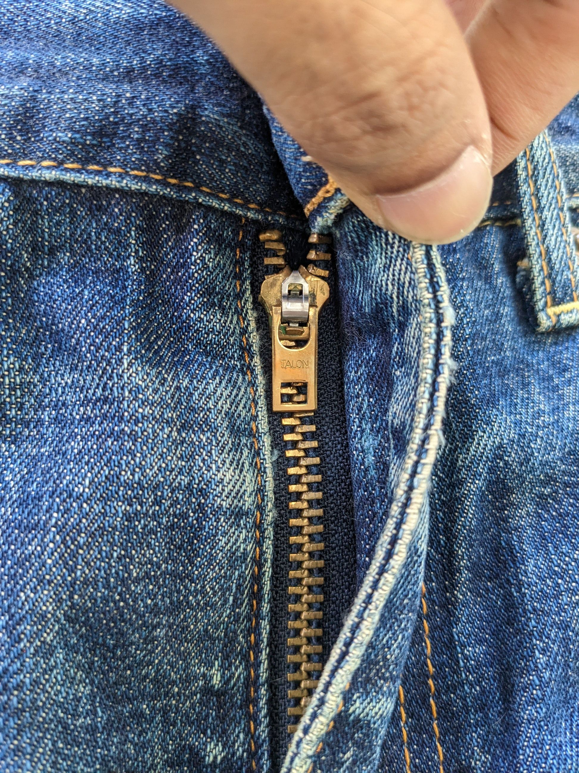 Japanese Brand × Levi's × Vintage Vintage Levis 502 XX Selvedge Distressed Jeans Size US 32 / EU 48 - 13 Thumbnail