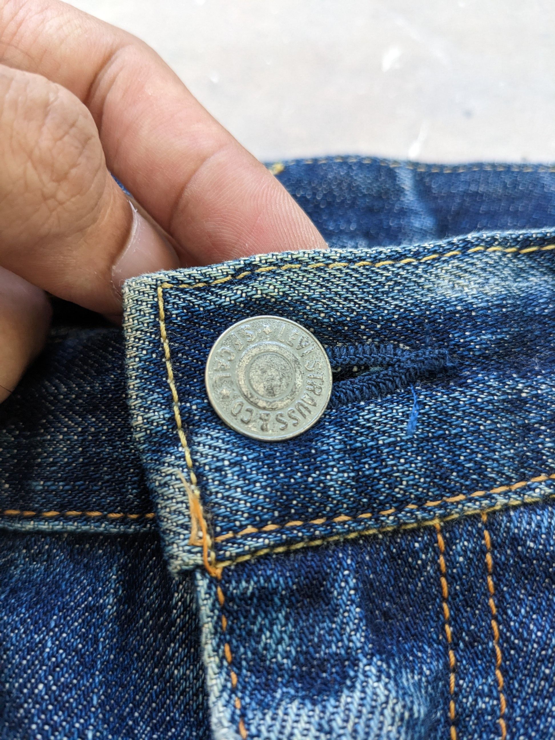 Japanese Brand × Levi's × Vintage Vintage Levis 502 XX Selvedge Distressed Jeans Size US 32 / EU 48 - 21 Thumbnail