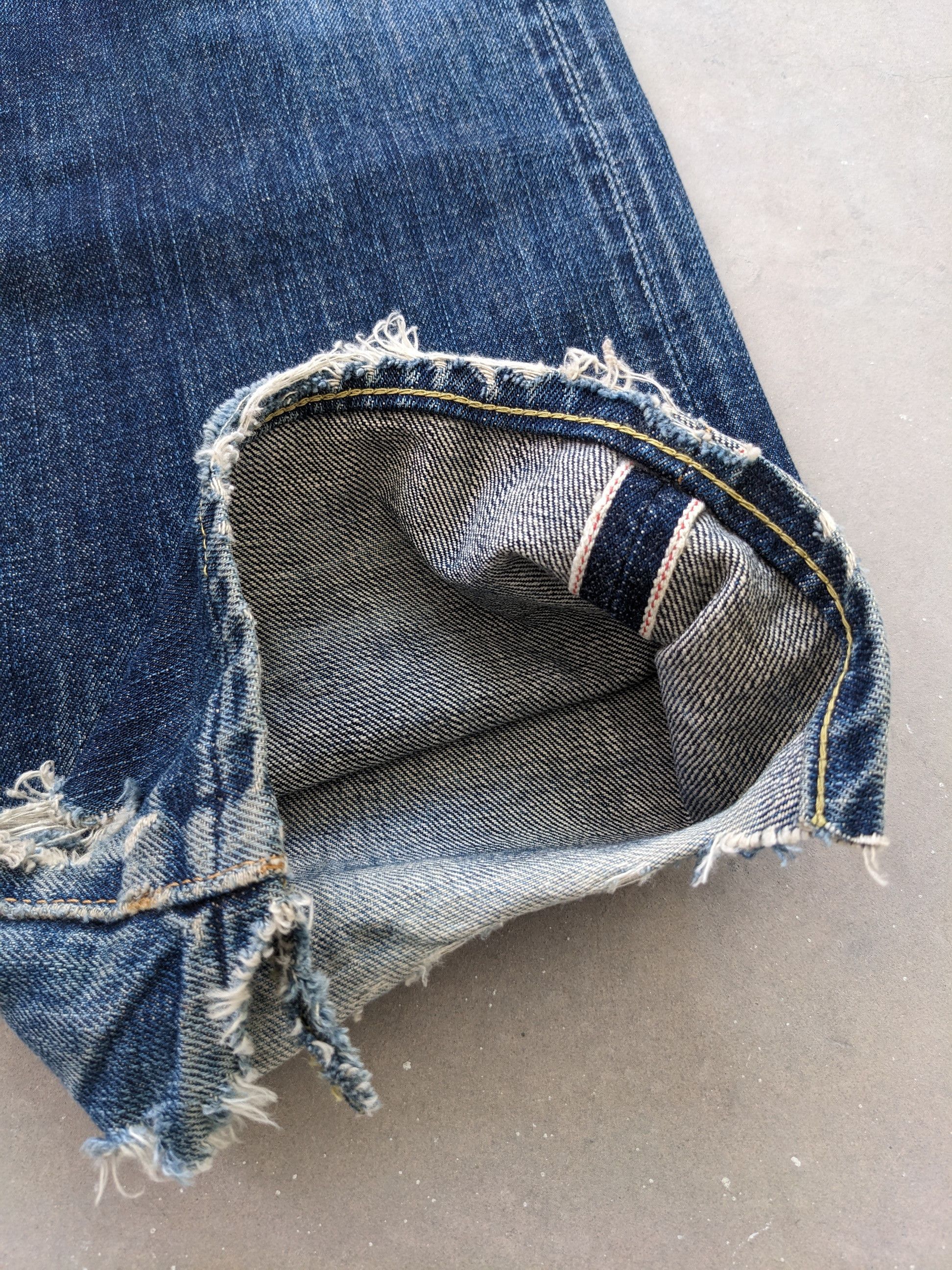 Japanese Brand × Levi's × Vintage Vintage Levis 502 XX Selvedge Distressed Jeans Size US 32 / EU 48 - 8 Thumbnail