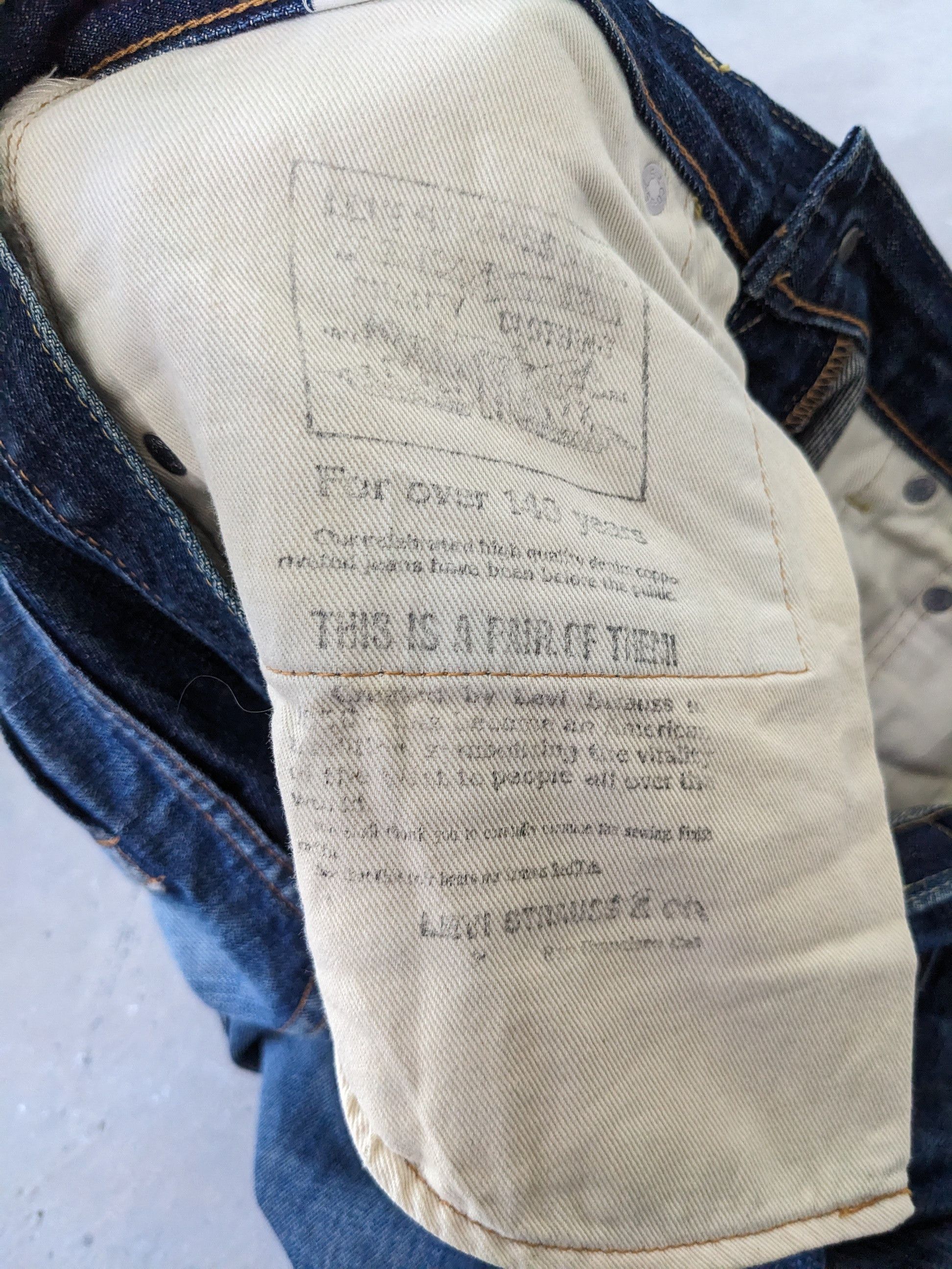 Japanese Brand × Levi's × Vintage Vintage Levis 502 XX Selvedge Distressed Jeans Size US 32 / EU 48 - 7 Thumbnail