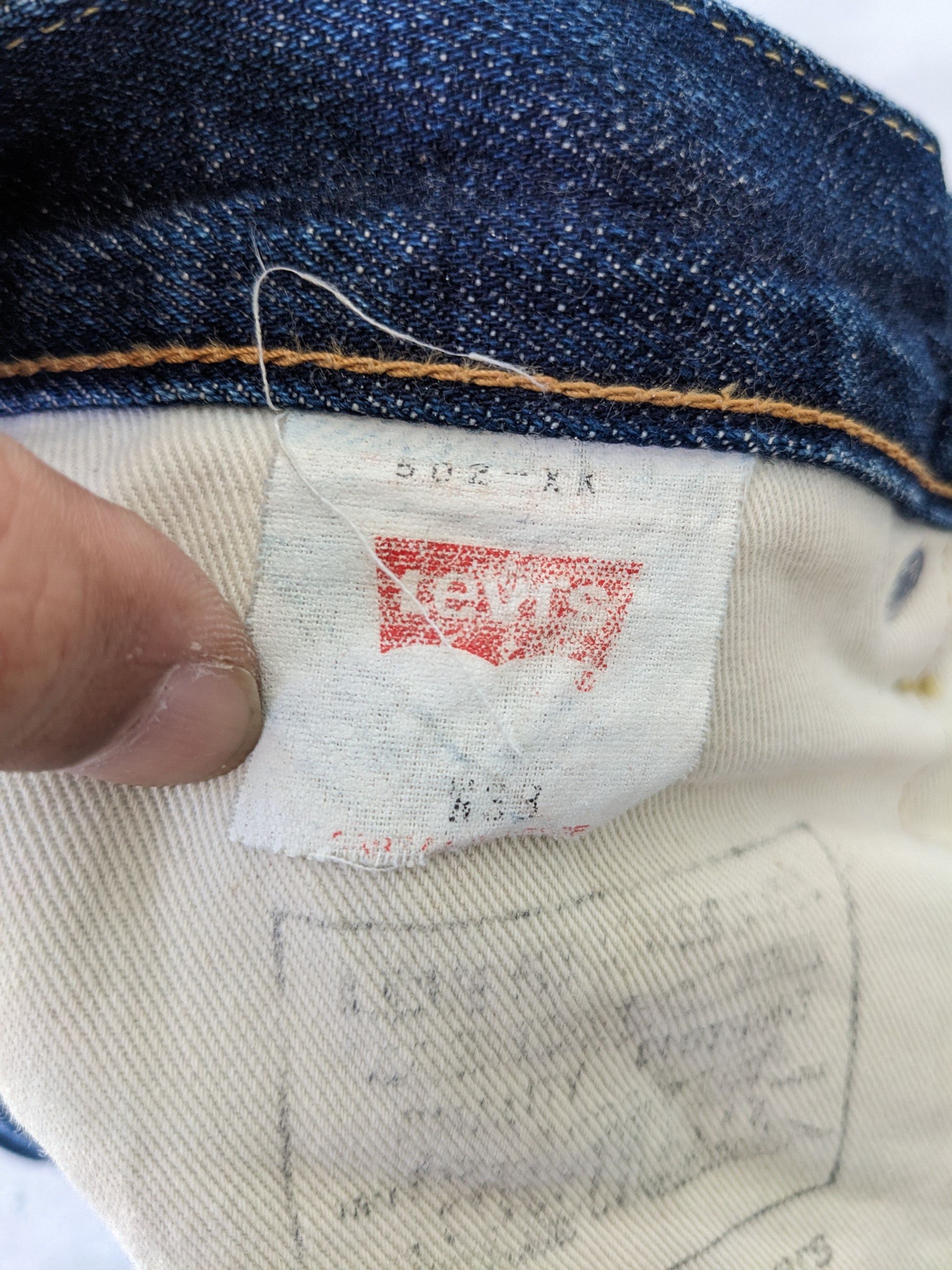 Japanese Brand × Levi's × Vintage Vintage Levis 502 XX Selvedge Distressed Jeans Size US 32 / EU 48 - 5 Thumbnail