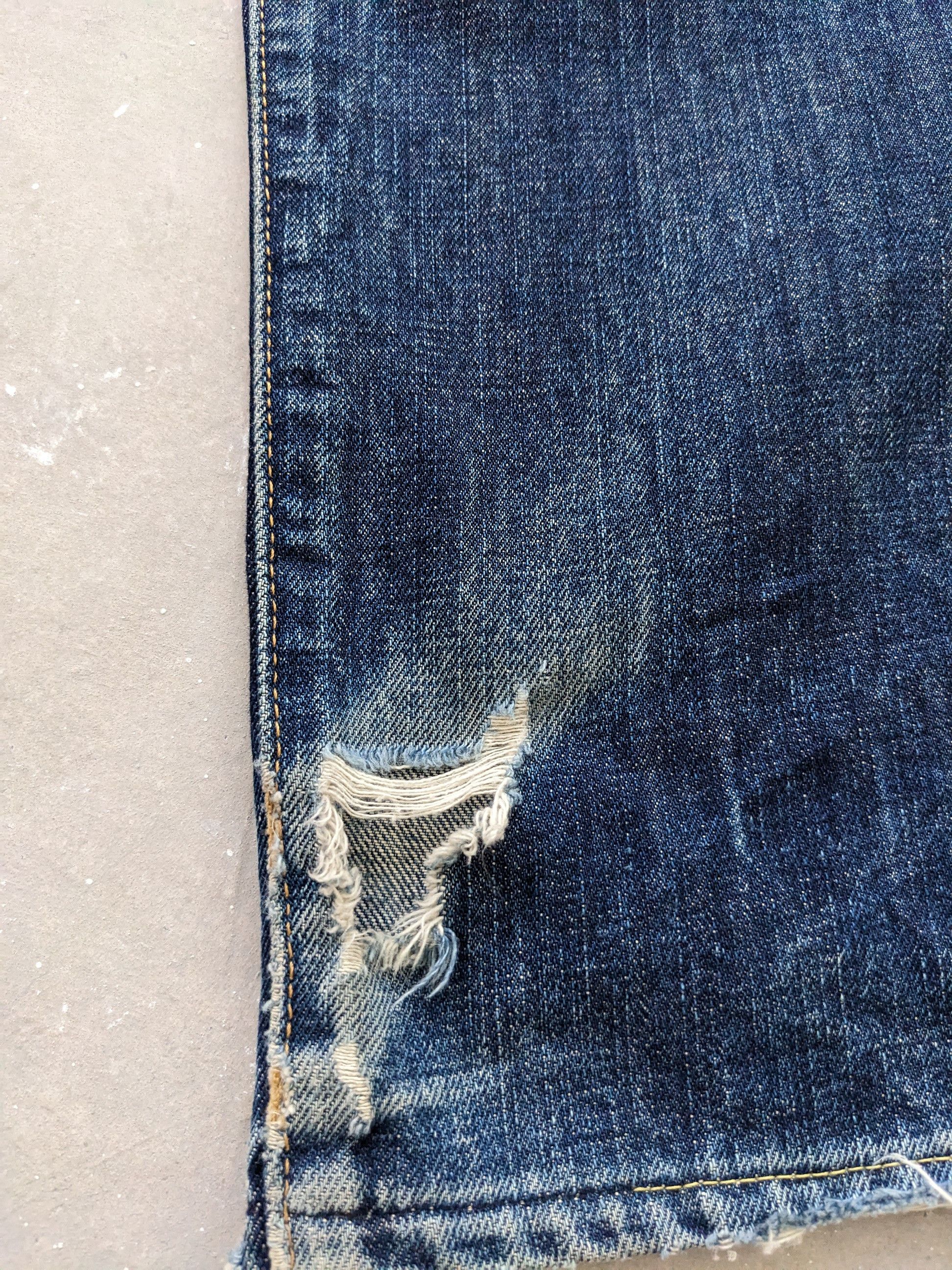 Japanese Brand × Levi's × Vintage Vintage Levis 502 XX Selvedge Distressed Jeans Size US 32 / EU 48 - 20 Thumbnail