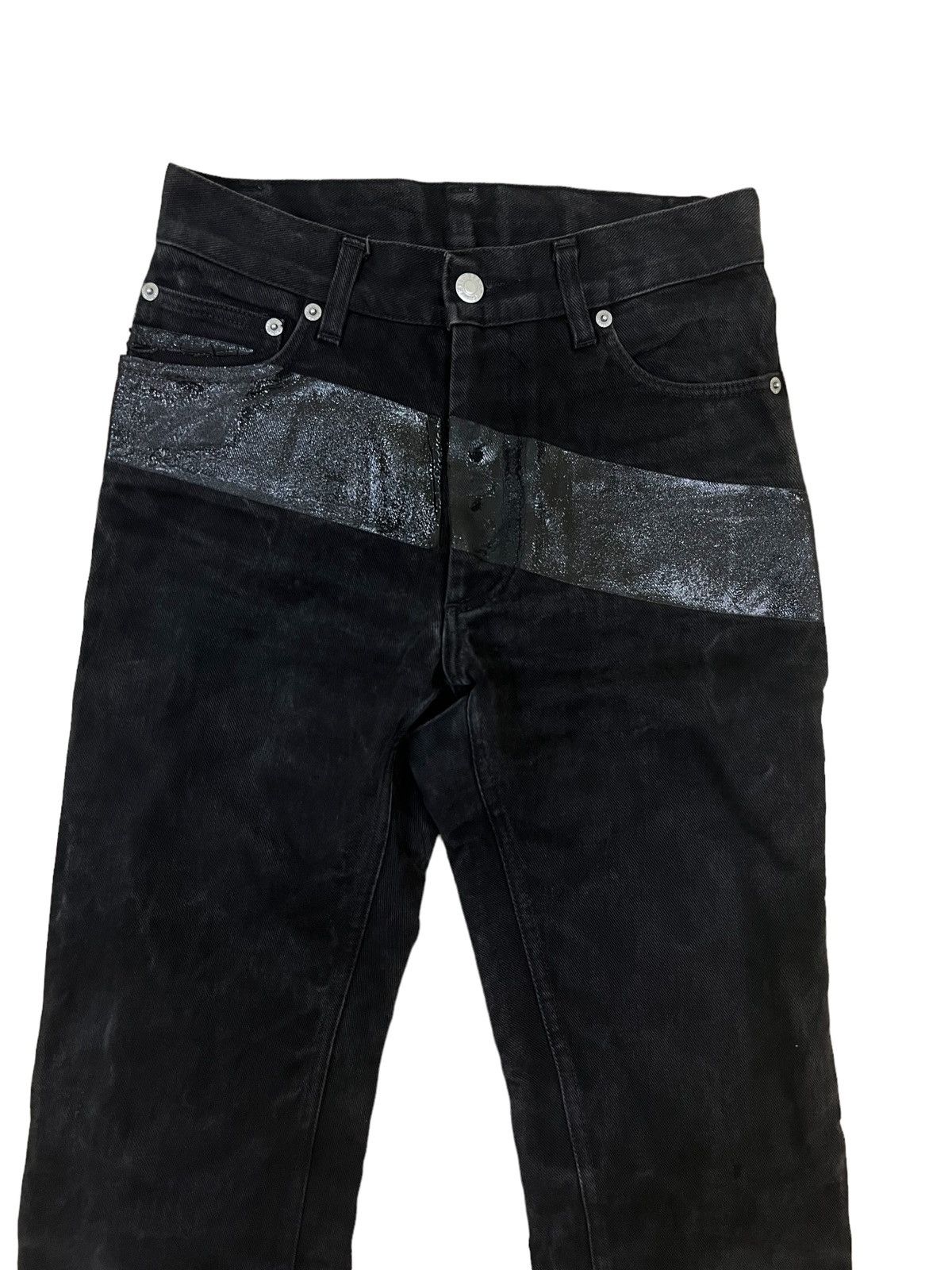 Helmut Lang ARCHIVE🔥1997 Helmut Lang Rubber Striped Bondage Pockets Dnm Size US 28 / EU 44 - 4 Thumbnail
