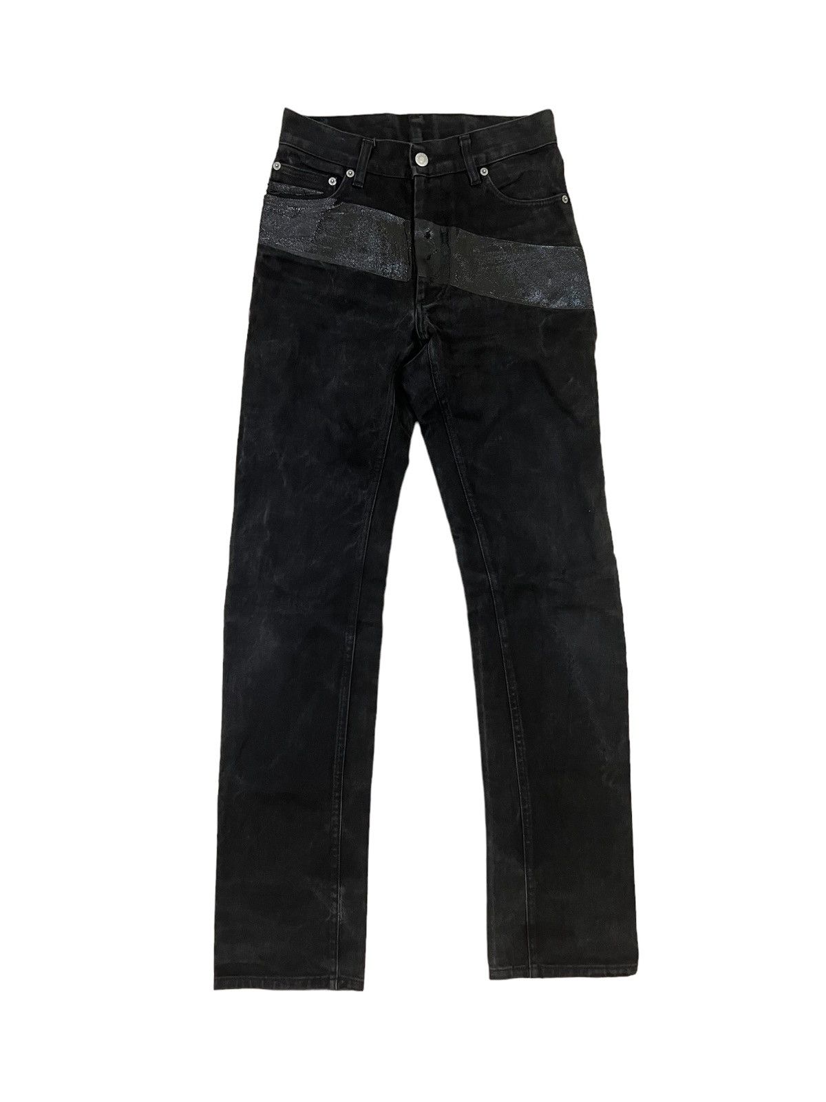 Helmut Lang ARCHIVE🔥1997 Helmut Lang Rubber Striped Bondage Pockets Dnm Size US 28 / EU 44 - 3 Thumbnail