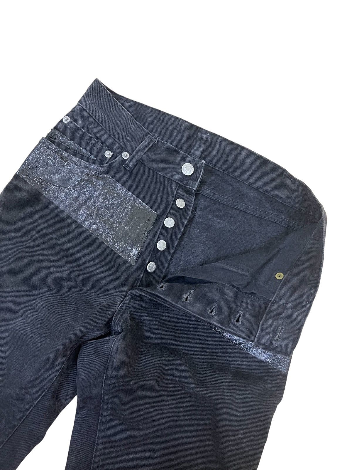 Helmut Lang ARCHIVE🔥1997 Helmut Lang Rubber Striped Bondage Pockets Dnm Size US 28 / EU 44 - 5 Thumbnail