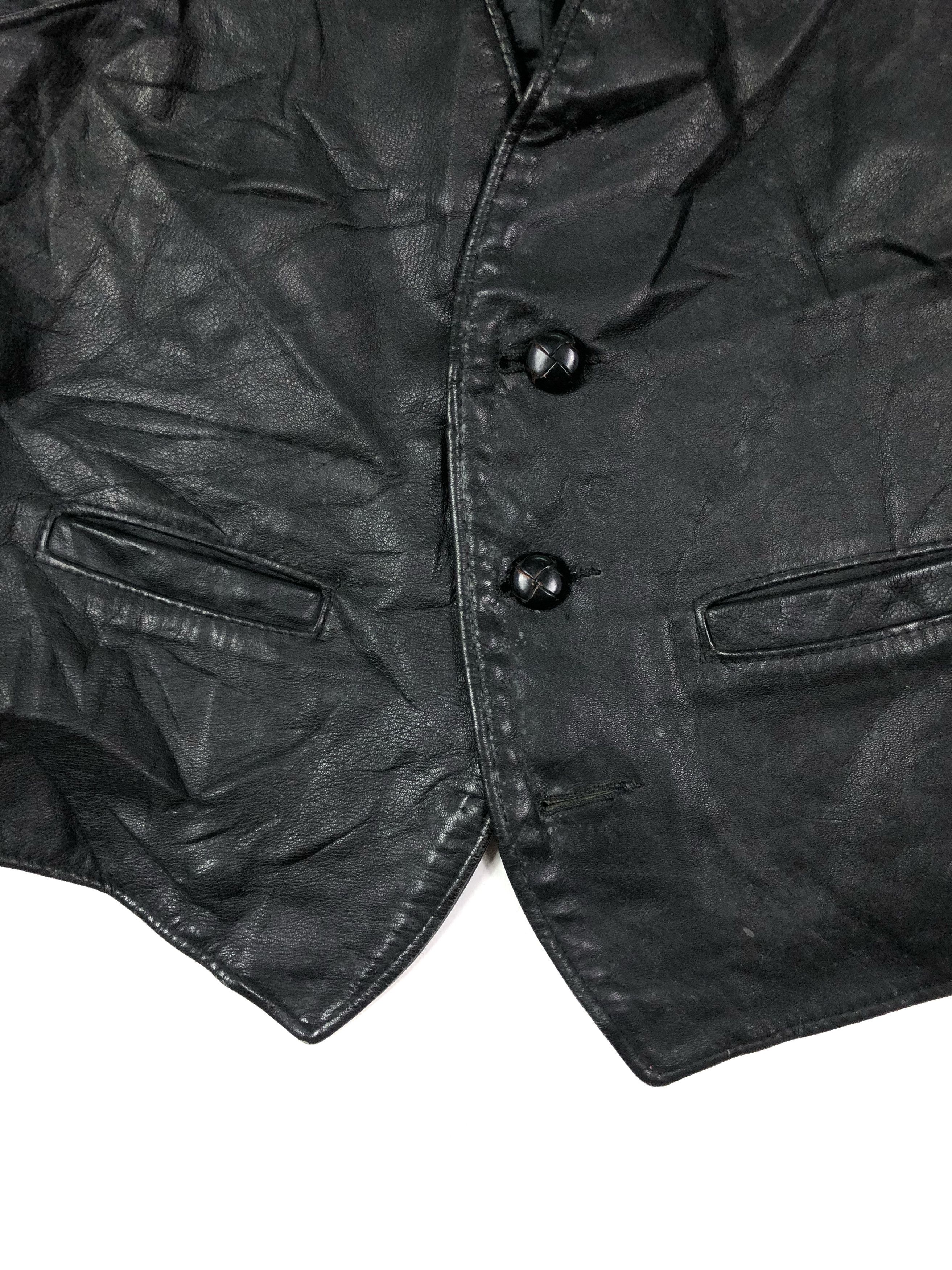 Schott VINTAGE 90’S SCHOTT LEATHER VEST IN SIZE S Size US S / EU 44-46 / 1 - 3 Thumbnail