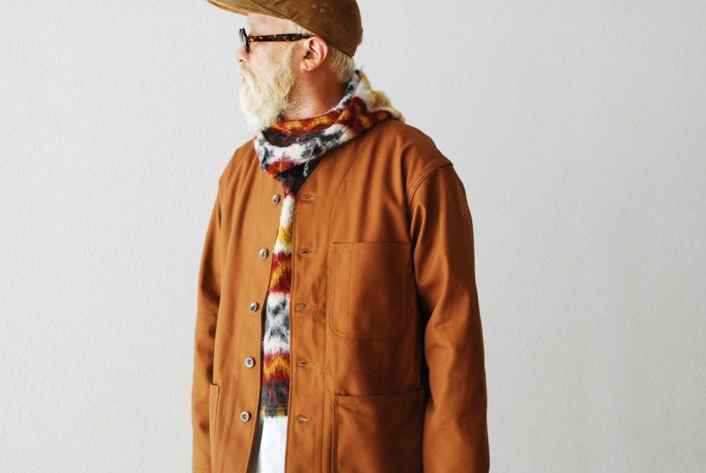 Engineered Garments Workaday Engineer Jacket Camel 10oz Duck Canvas ...