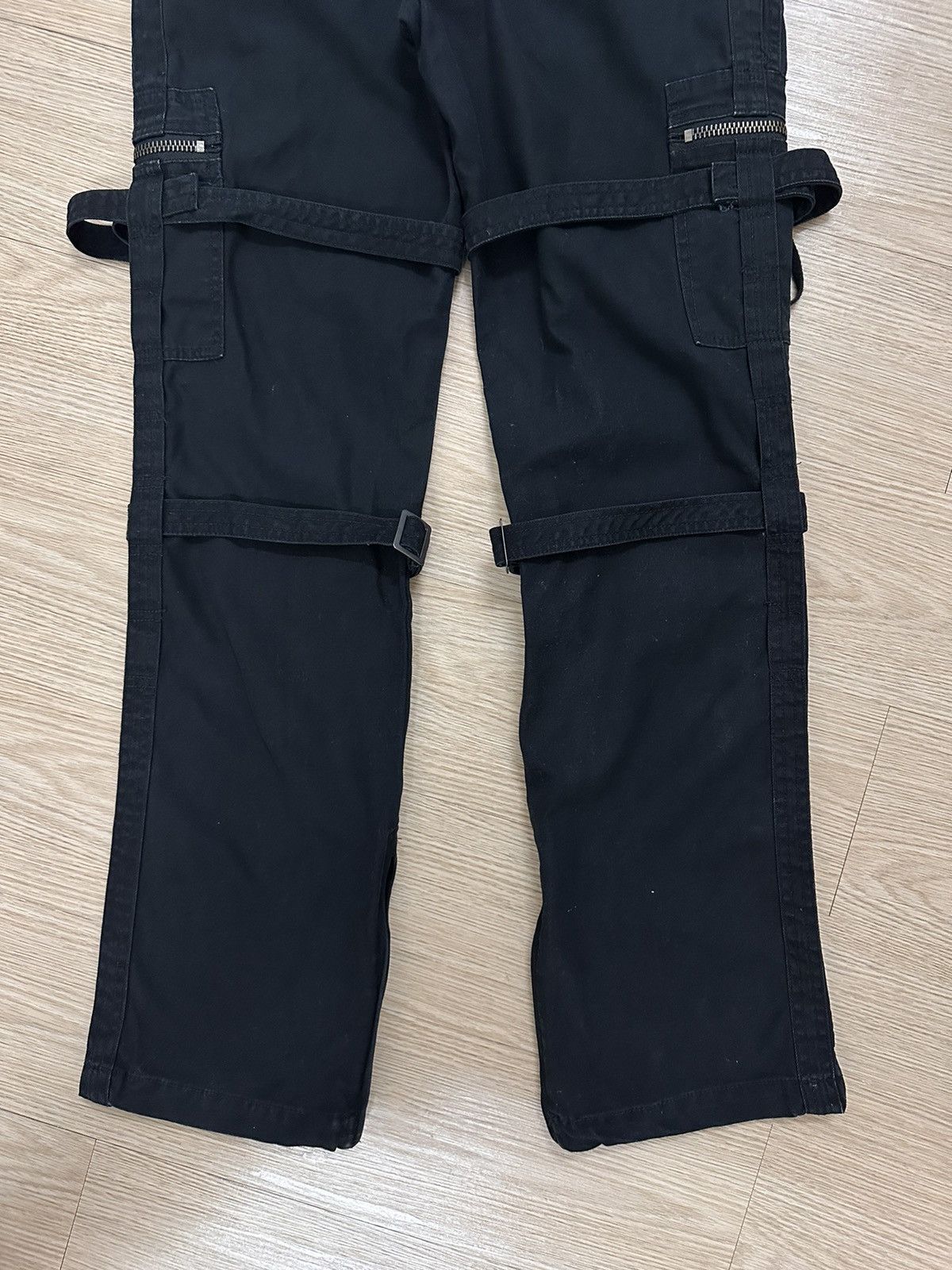 Issey Miyake × Japanese Brand × Tete Homme Tete Homme Iron Co Ltd Tactical Multi Pocket Cargo Pants Size US 34 / EU 50 - 9 Thumbnail