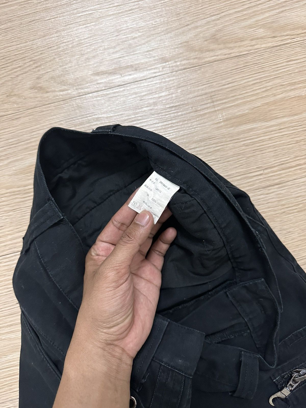 Issey Miyake × Japanese Brand × Tete Homme Tete Homme Iron Co Ltd Tactical Multi Pocket Cargo Pants Size US 34 / EU 50 - 5 Thumbnail