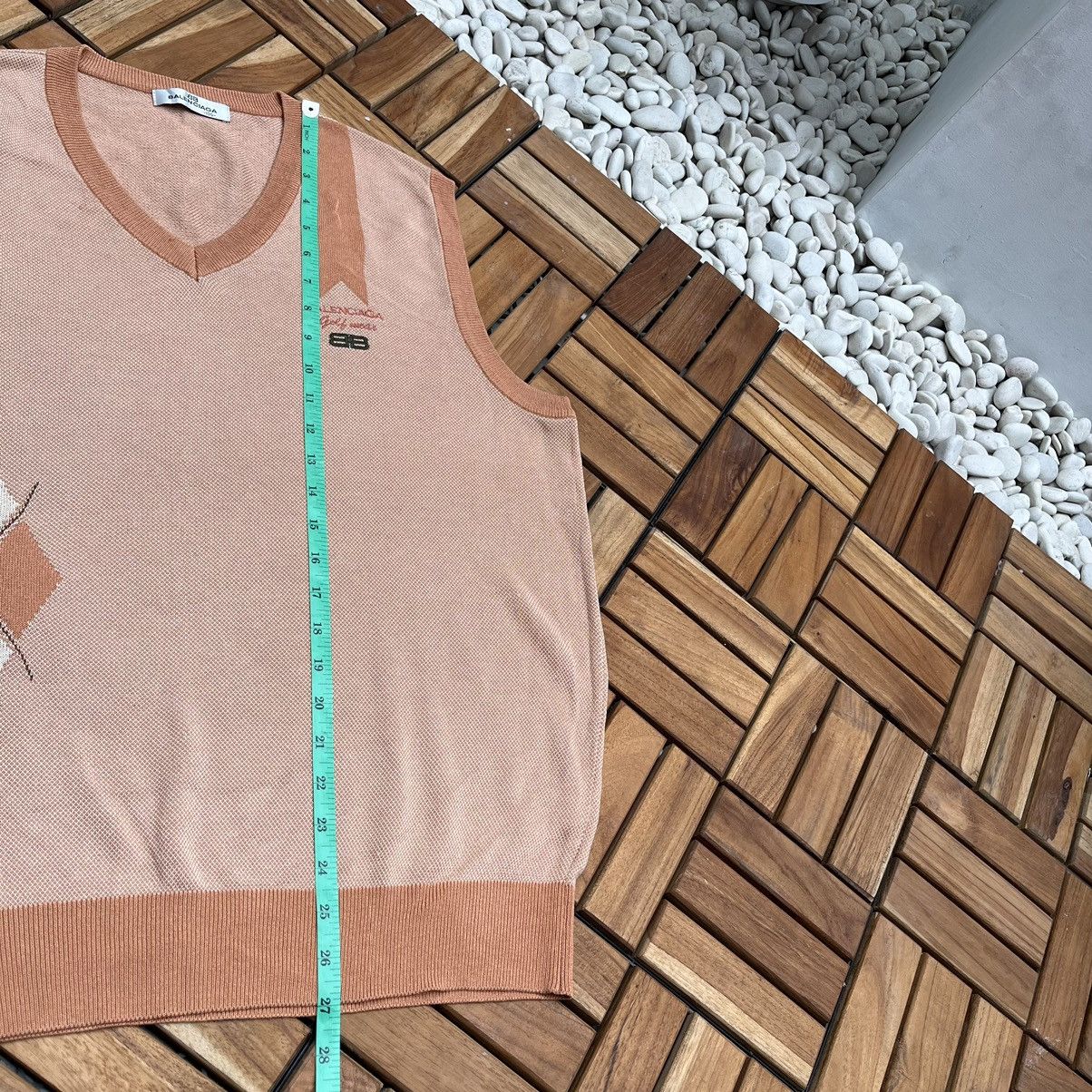 Balenciaga Authentics Vintage Balenciaga Golf Vest Knitwear Big Logo Size US L / EU 52-54 / 3 - 7 Thumbnail