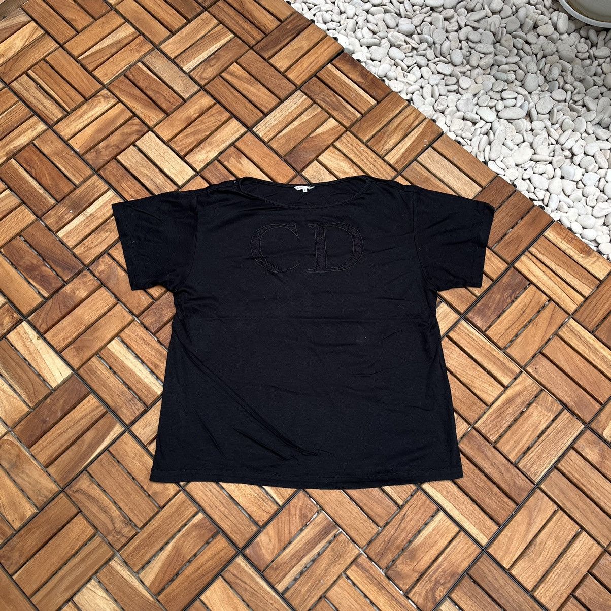 Christian Dior Monsieur × Vintage Authentics Christian Dior CD Logo Mesh Size M / US 6-8 / IT 42-44 - 2 Thumbnail