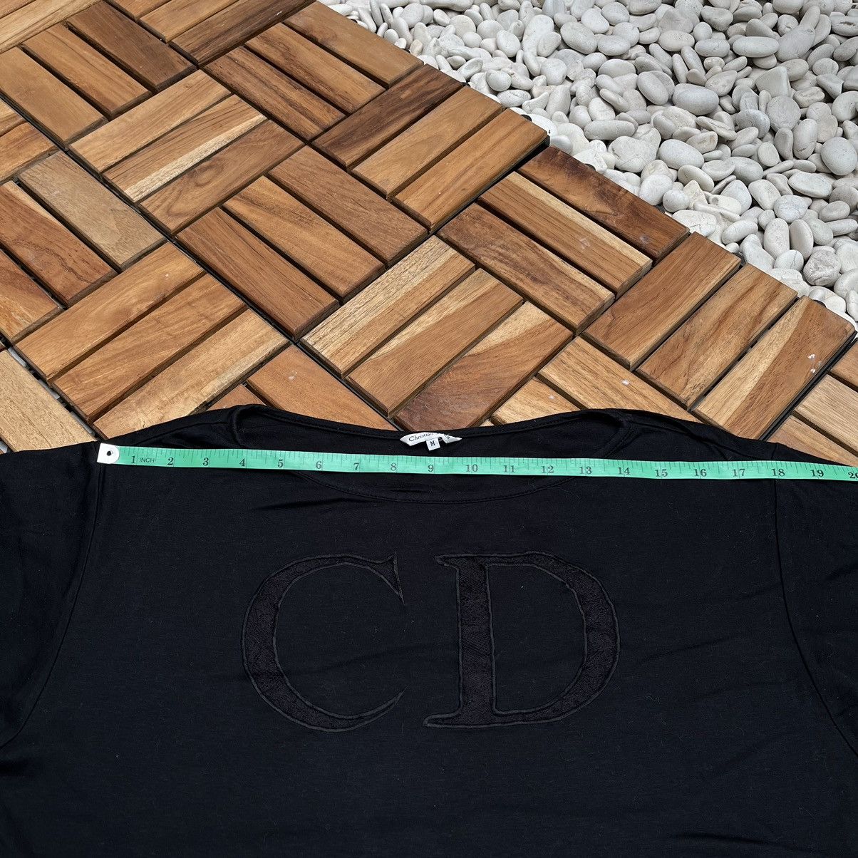 Christian Dior Monsieur × Vintage Authentics Christian Dior CD Logo Mesh Size M / US 6-8 / IT 42-44 - 8 Thumbnail