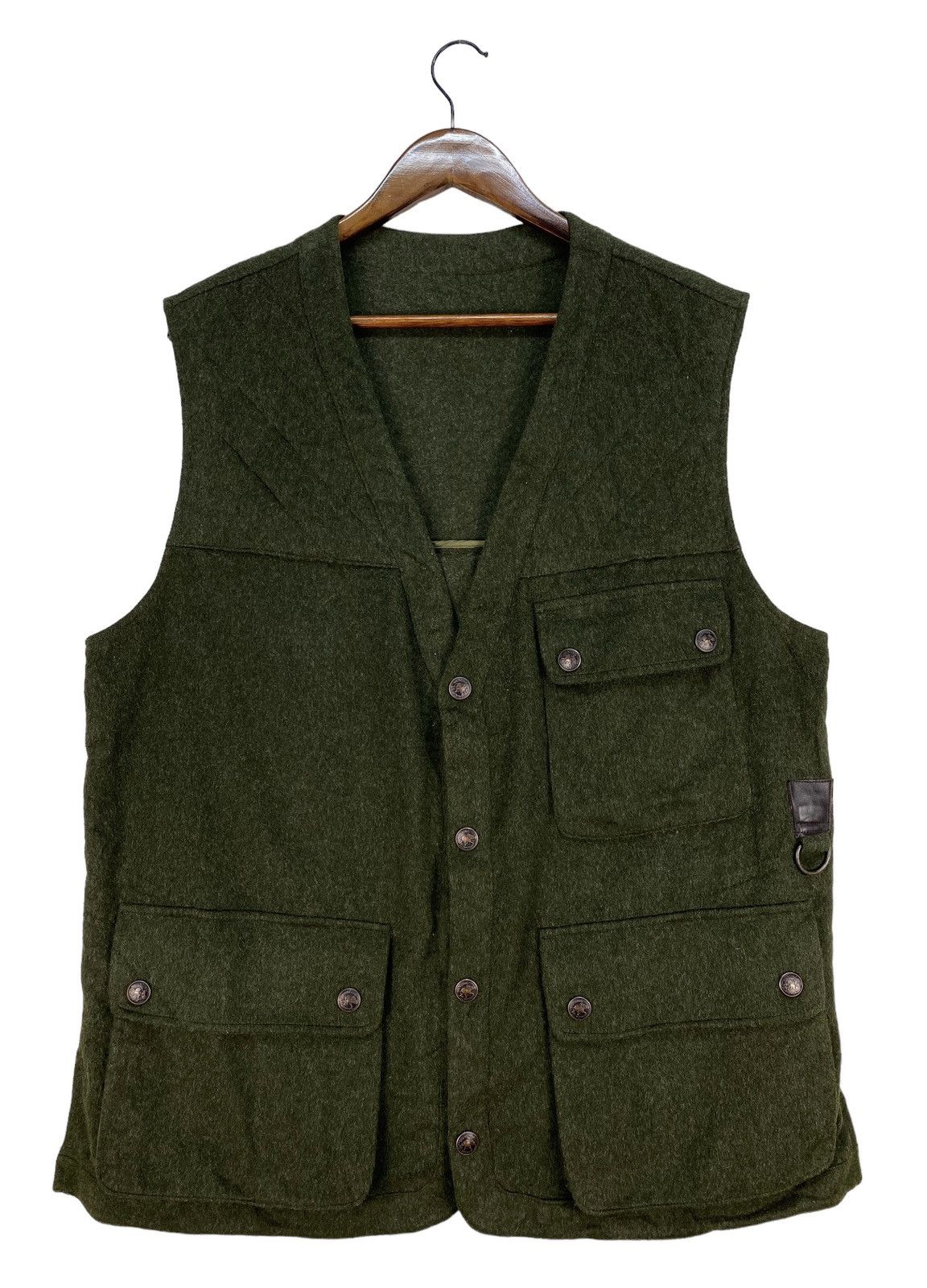 Vintage Vintage Hunting World Wool Vest Size US L / EU 52-54 / 3 - 1 Thumbnail