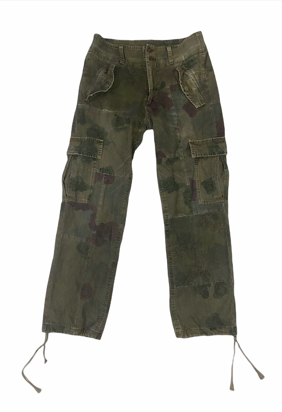 Rare⚡️Sunao Kuwahara Cargo Camouflage Flowers Cargo Pants