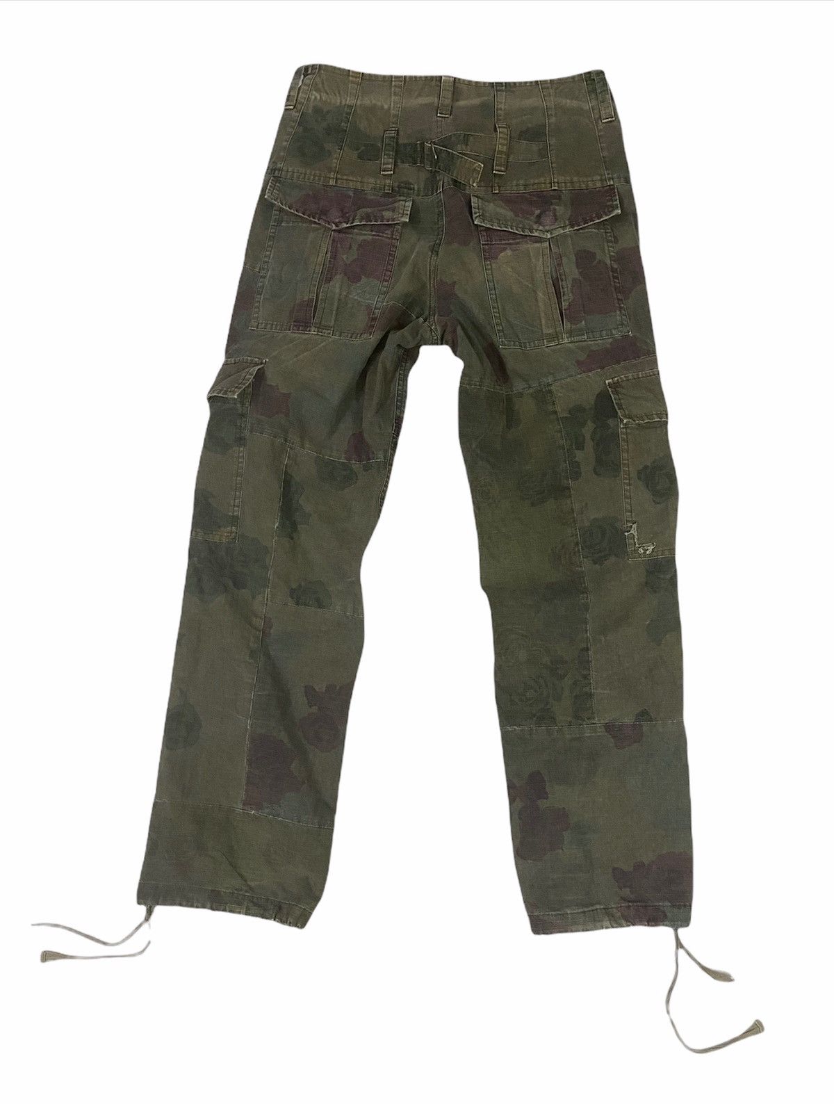Other Rare⚡️Sunao Kuwahara Cargo Camouflage Flowers Cargo Pants Size US 29 - 6 Thumbnail