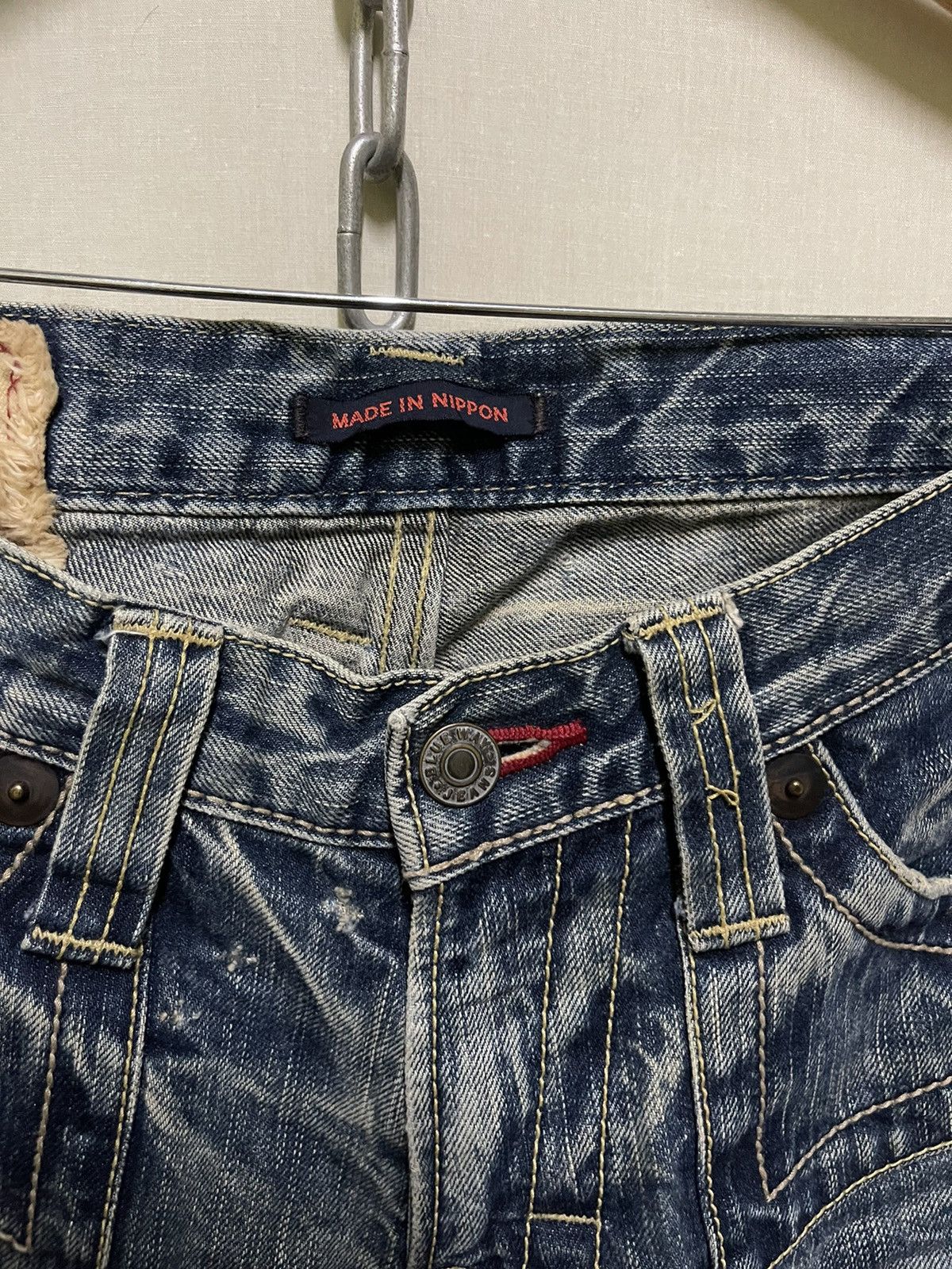 Japanese Brand Blueway Japan Denim Flared Thrashed Size US 32 / EU 48 - 8 Thumbnail