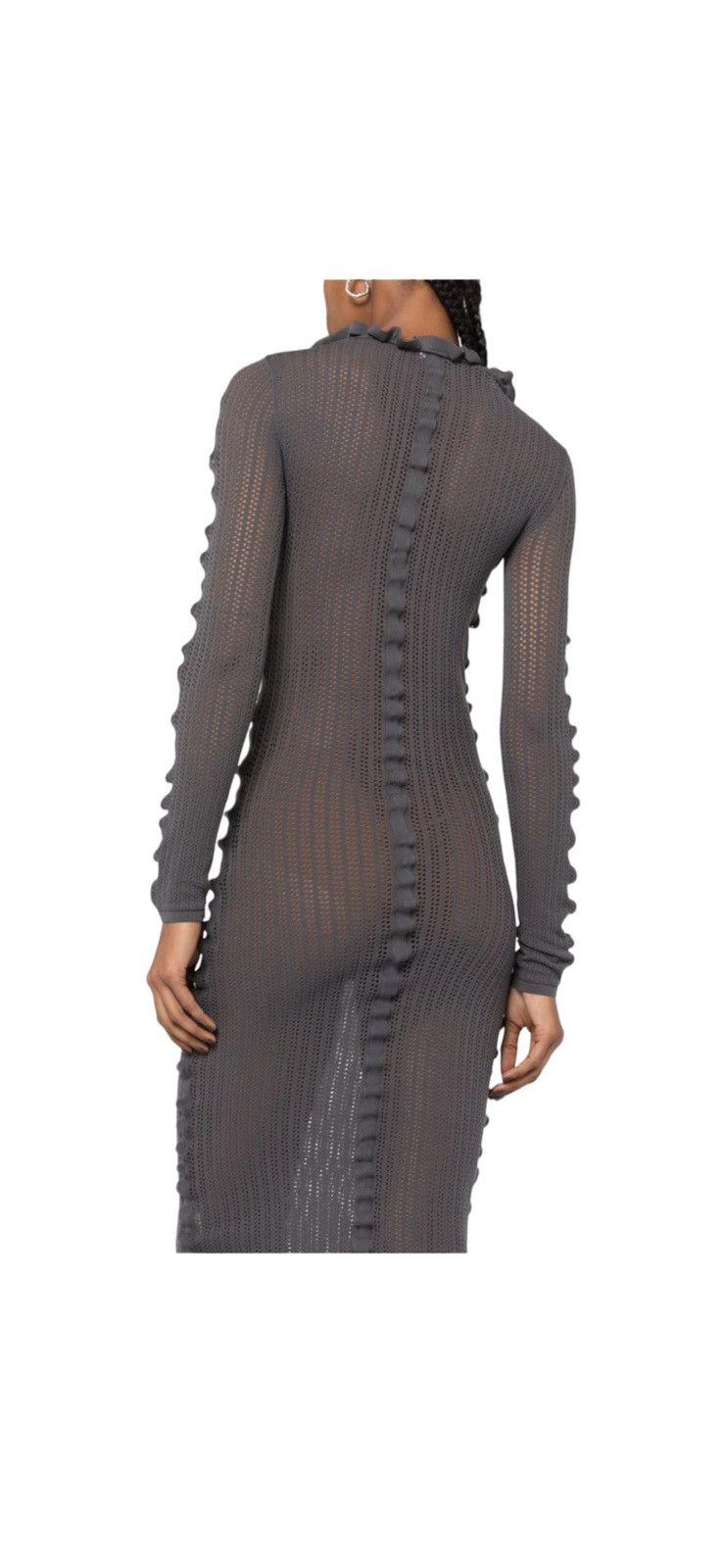 Acne Studios kedie Ruched Knitted Dress