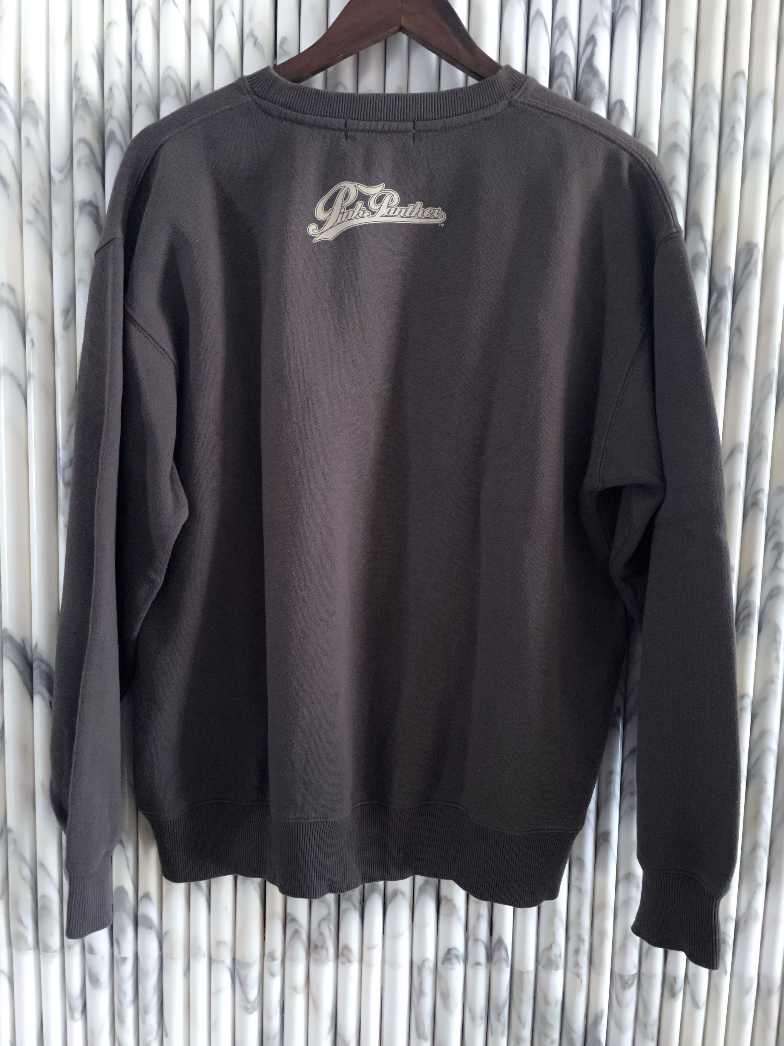 Vintage VINTAGE PINK PANTHER WASHED GREY SWEATSHIRT Size US L / EU 52-54 / 3 - 5 Thumbnail