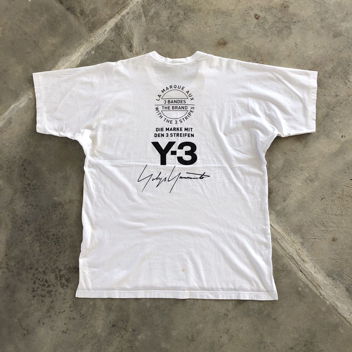 ADIDAS Y-3 Classic Back Logo Y-3 Yohji Yamamoto T-Shirt