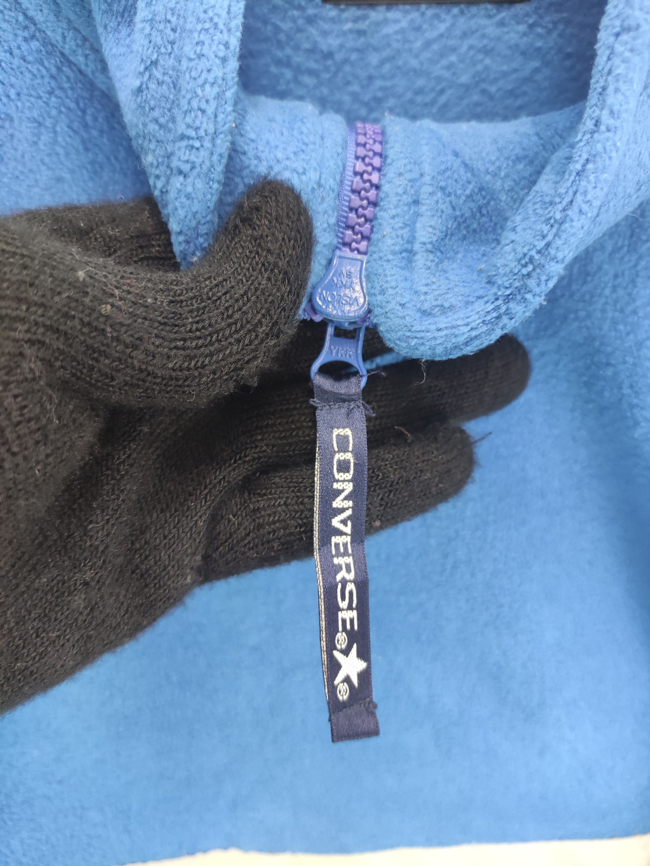 Converse Vintage Converse Fleece Sweater Half Zipper Size US M / EU 48-50 / 2 - 6 Thumbnail